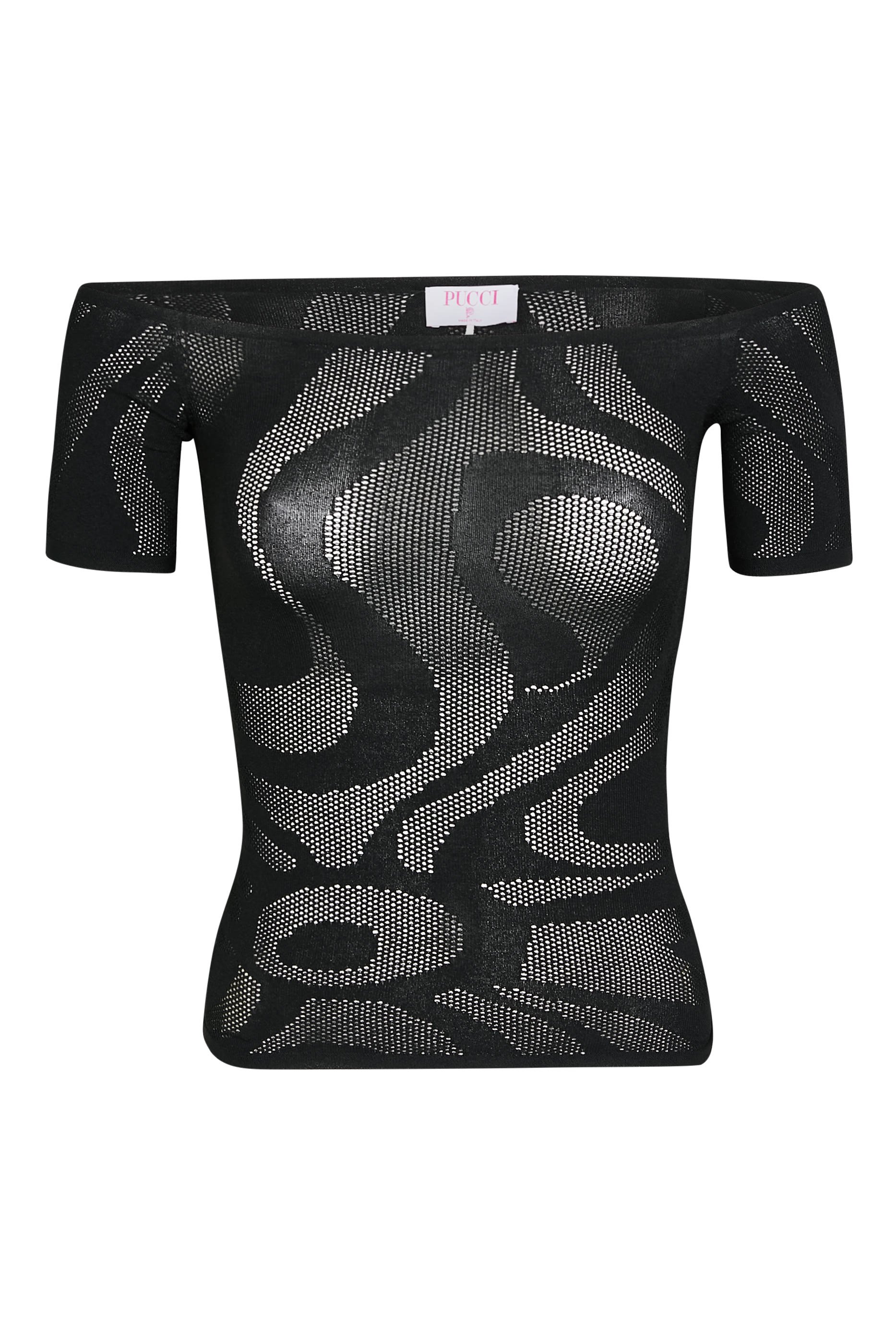 Seamless Marmo Net Top