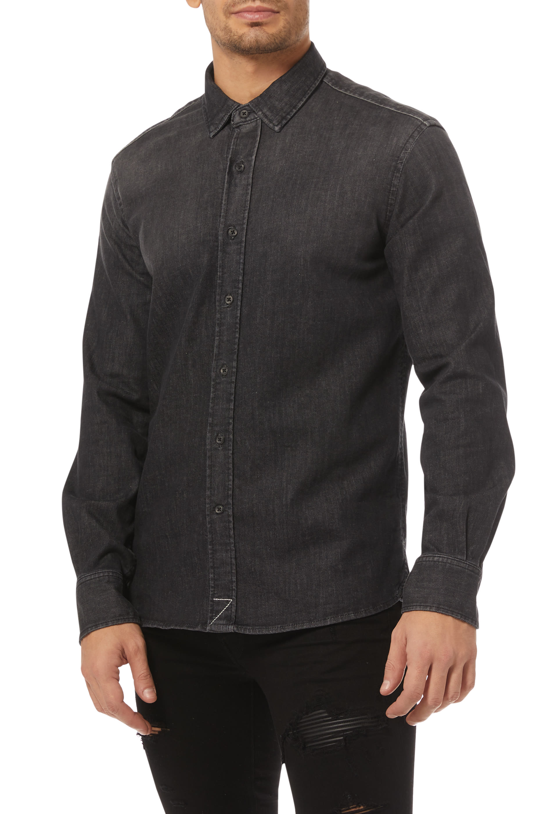 Slim Fit Denim Shirt