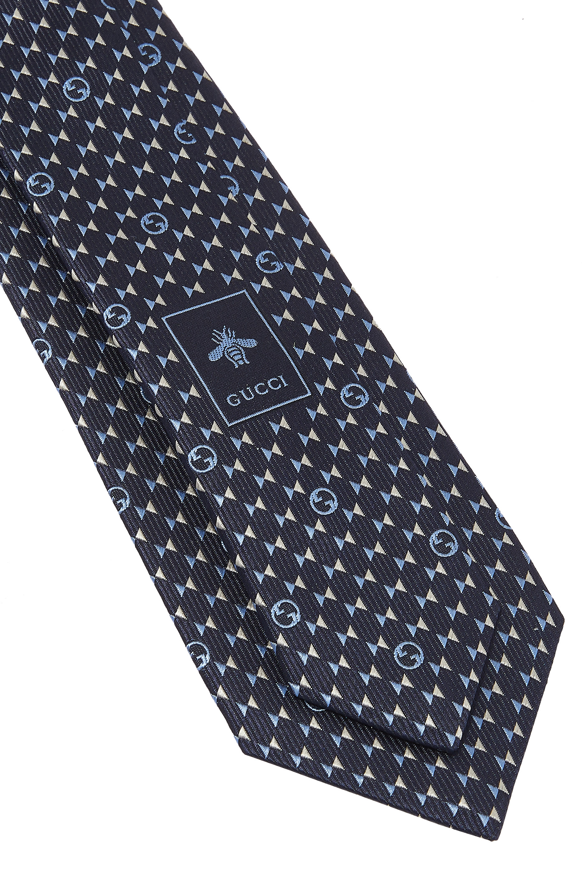 Round Interlocking G Silk Tie