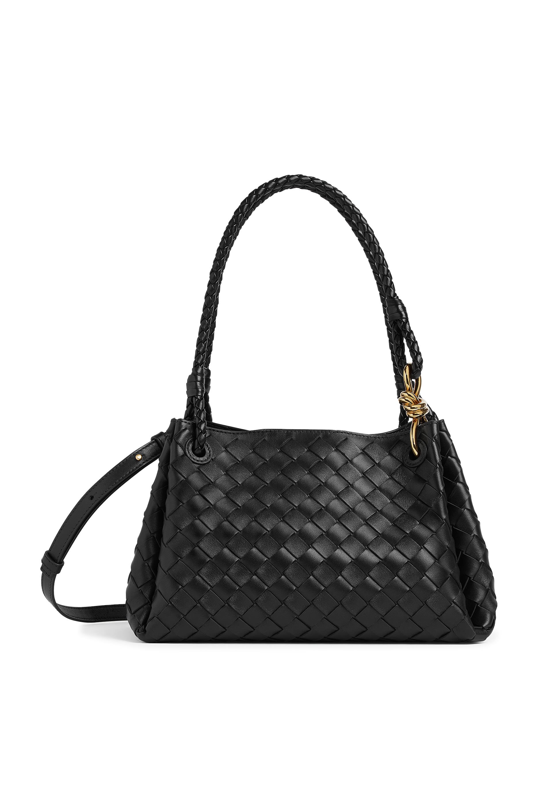 Intrecciato Large Parachute Shoulder Bag