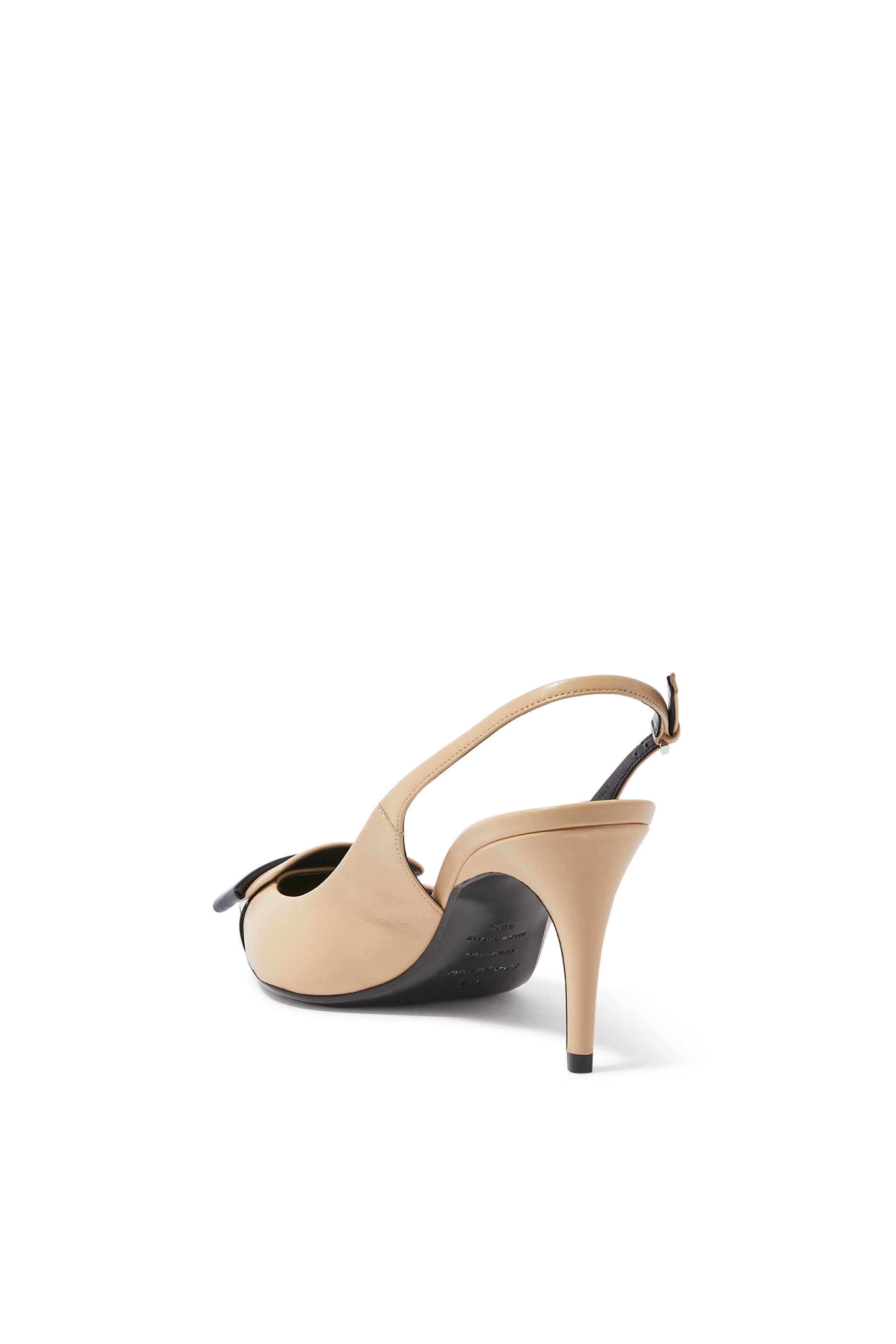 SR1 75 Leather Slingback Pumps