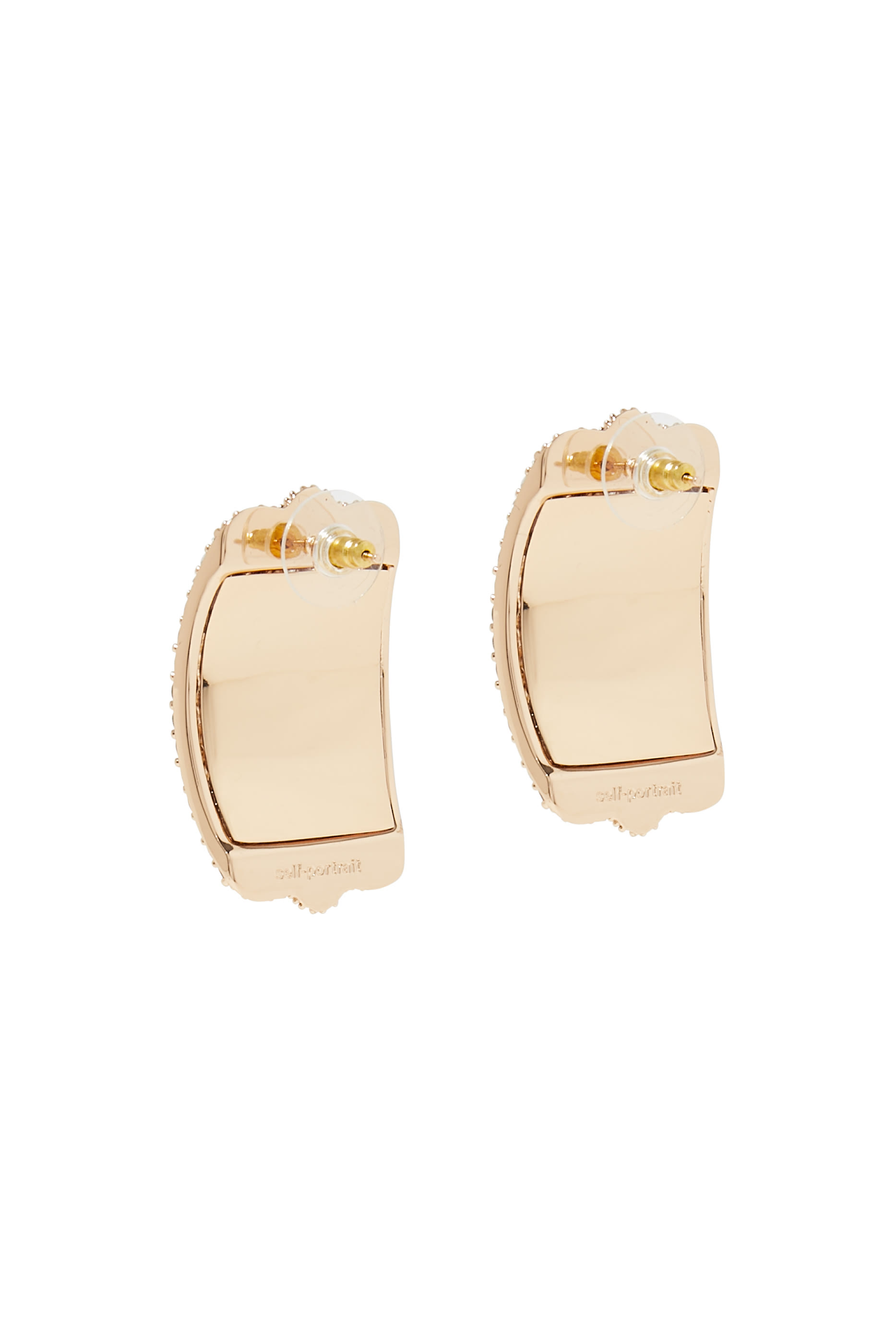 Crystal Ridged Earrings