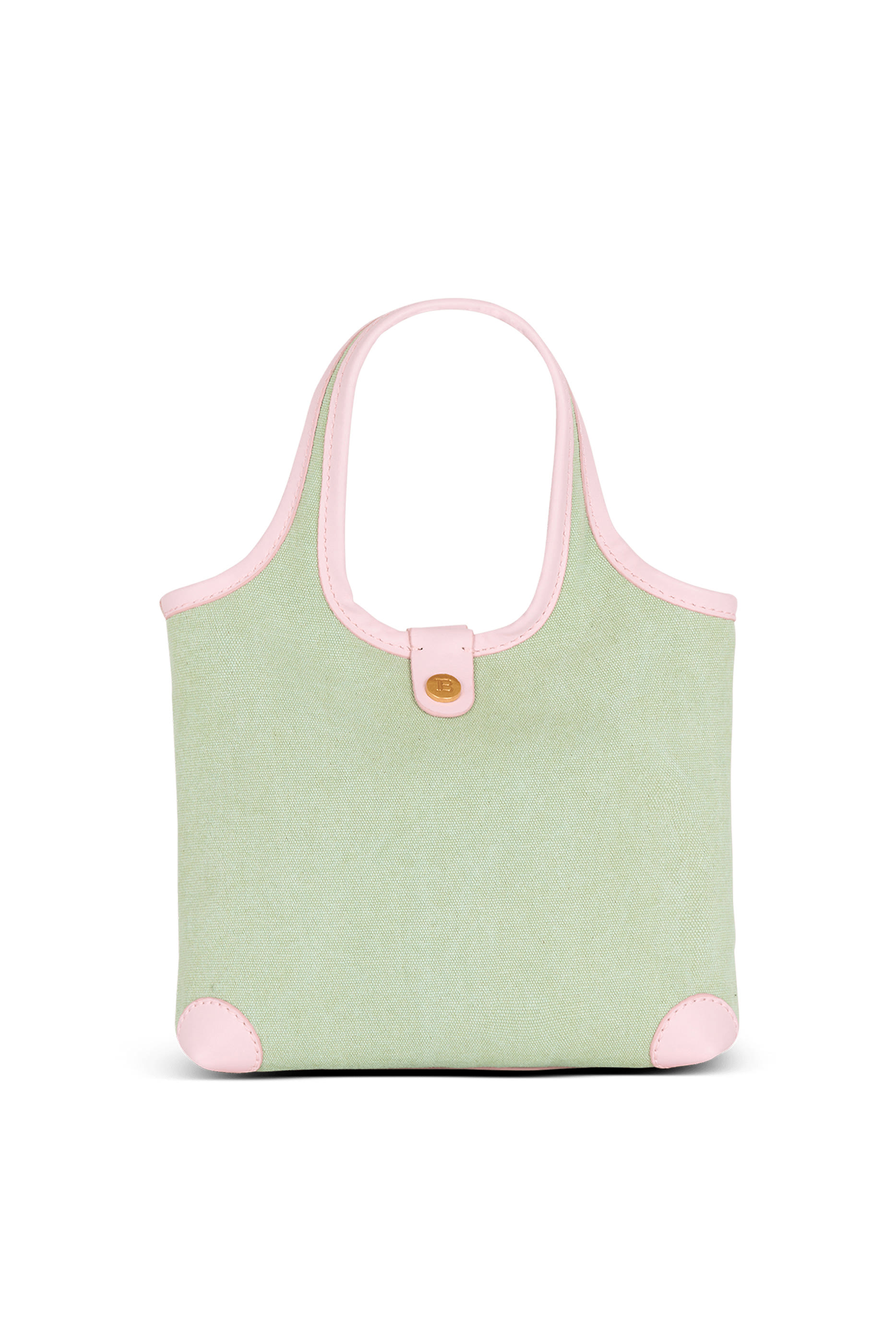 Mini Canvas And Leather B-Army Grocery Bag