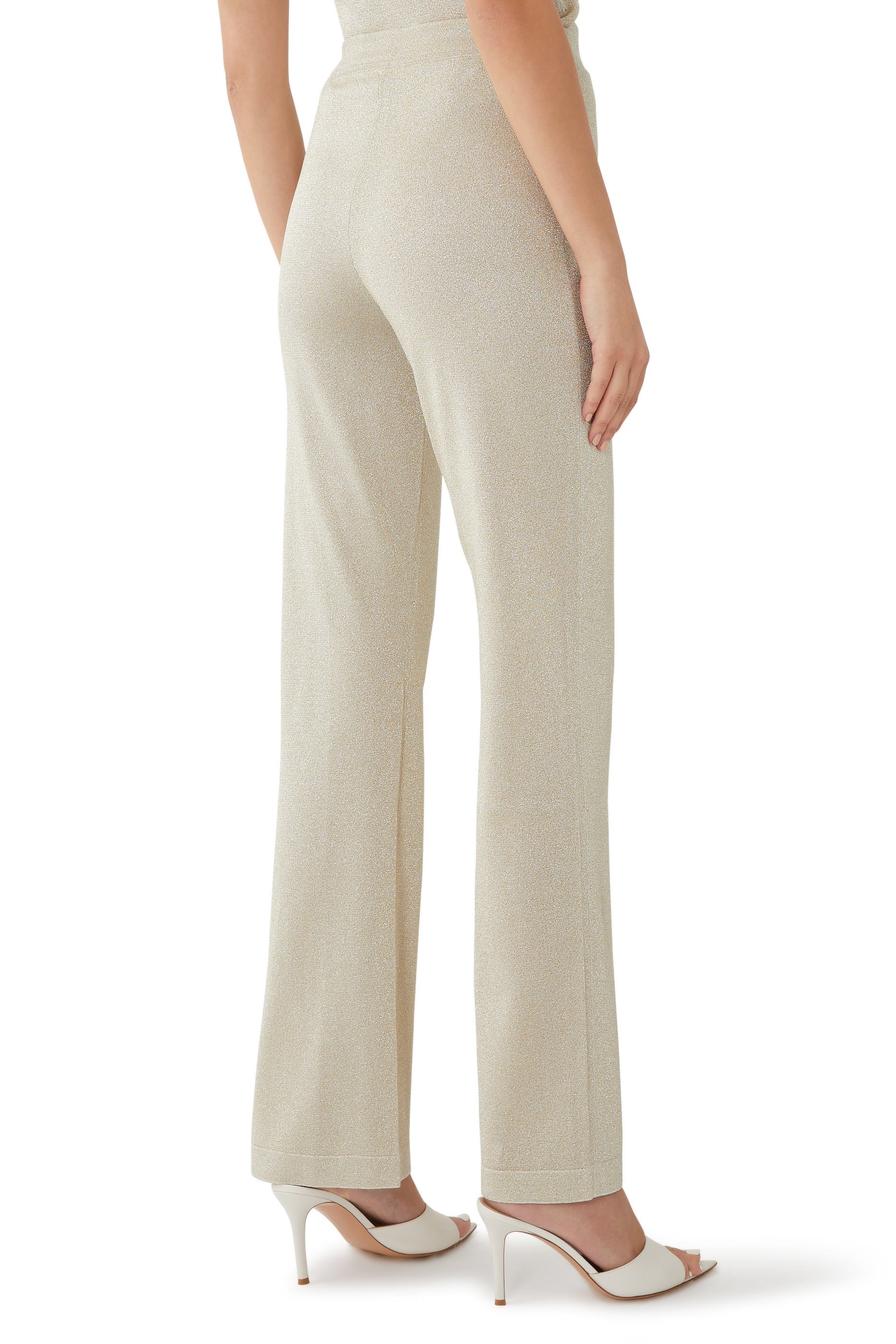 Vanise' Lurex Flare Pants