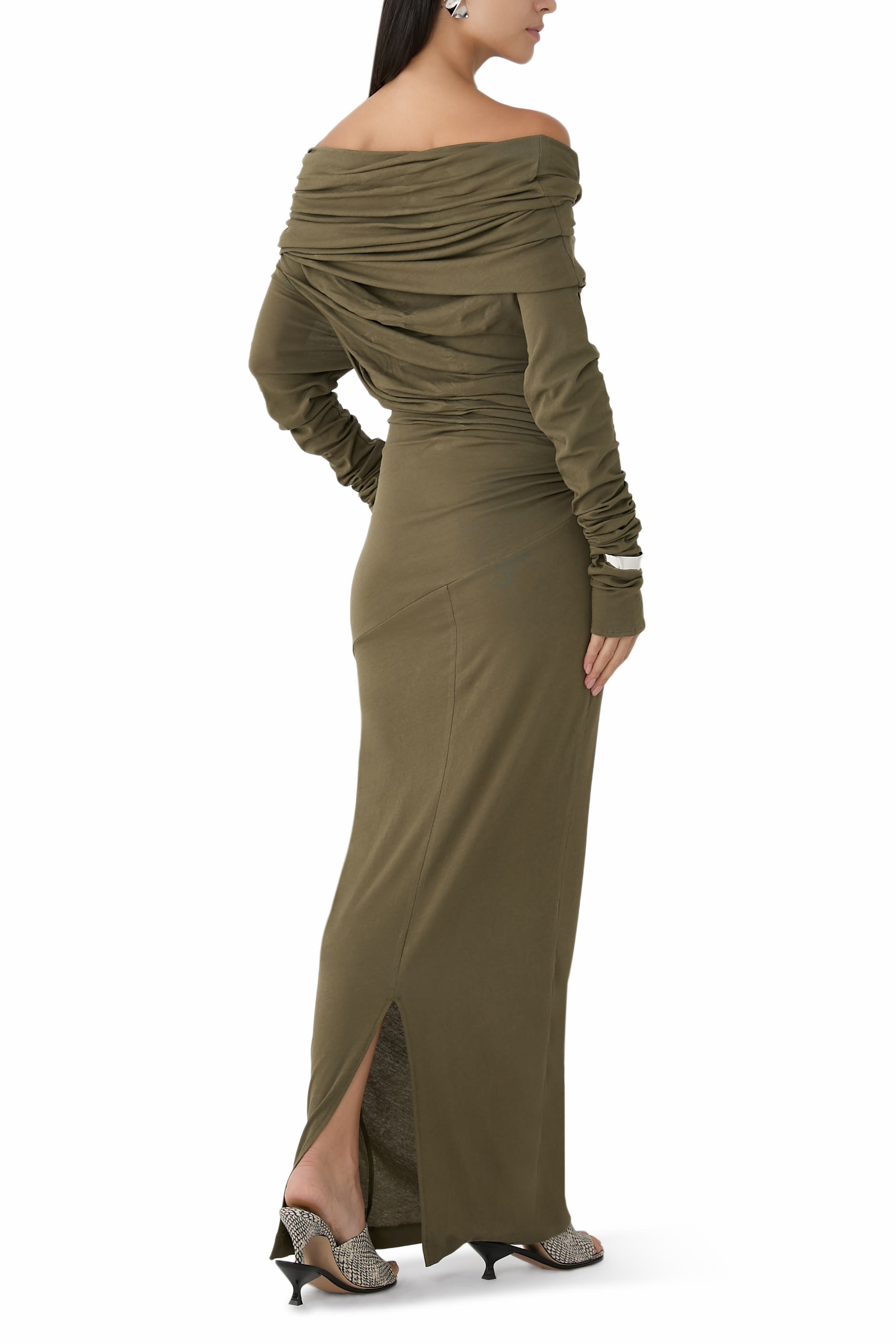 Bound Off-Shoulder Dress