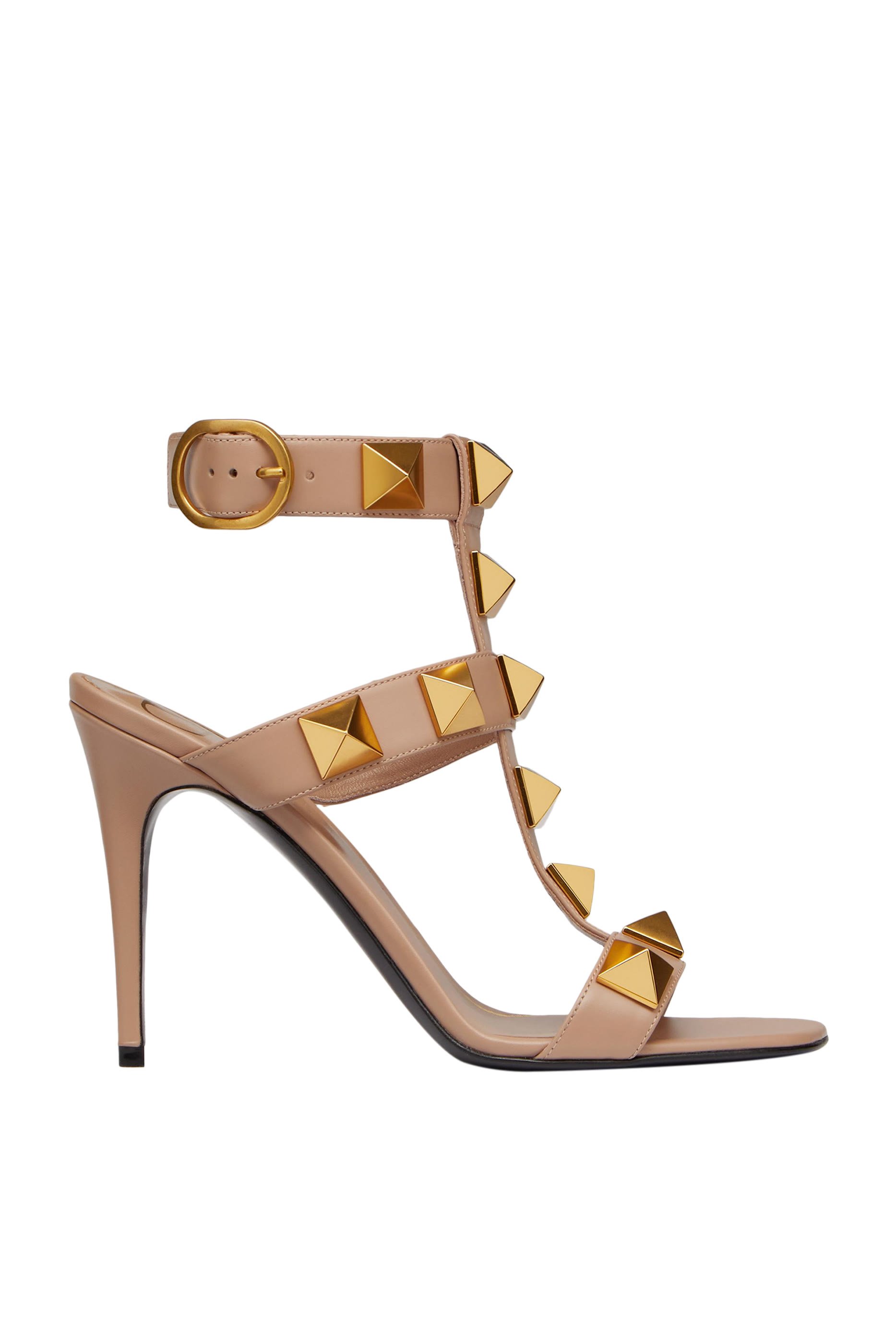  Roman Stud Heeled Sandal
