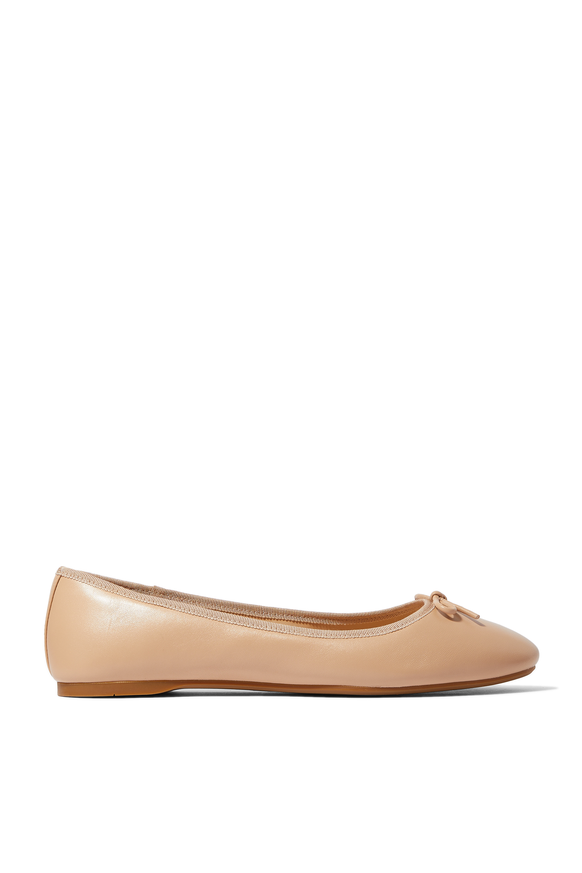 Abigail Leather Ballerina Flats