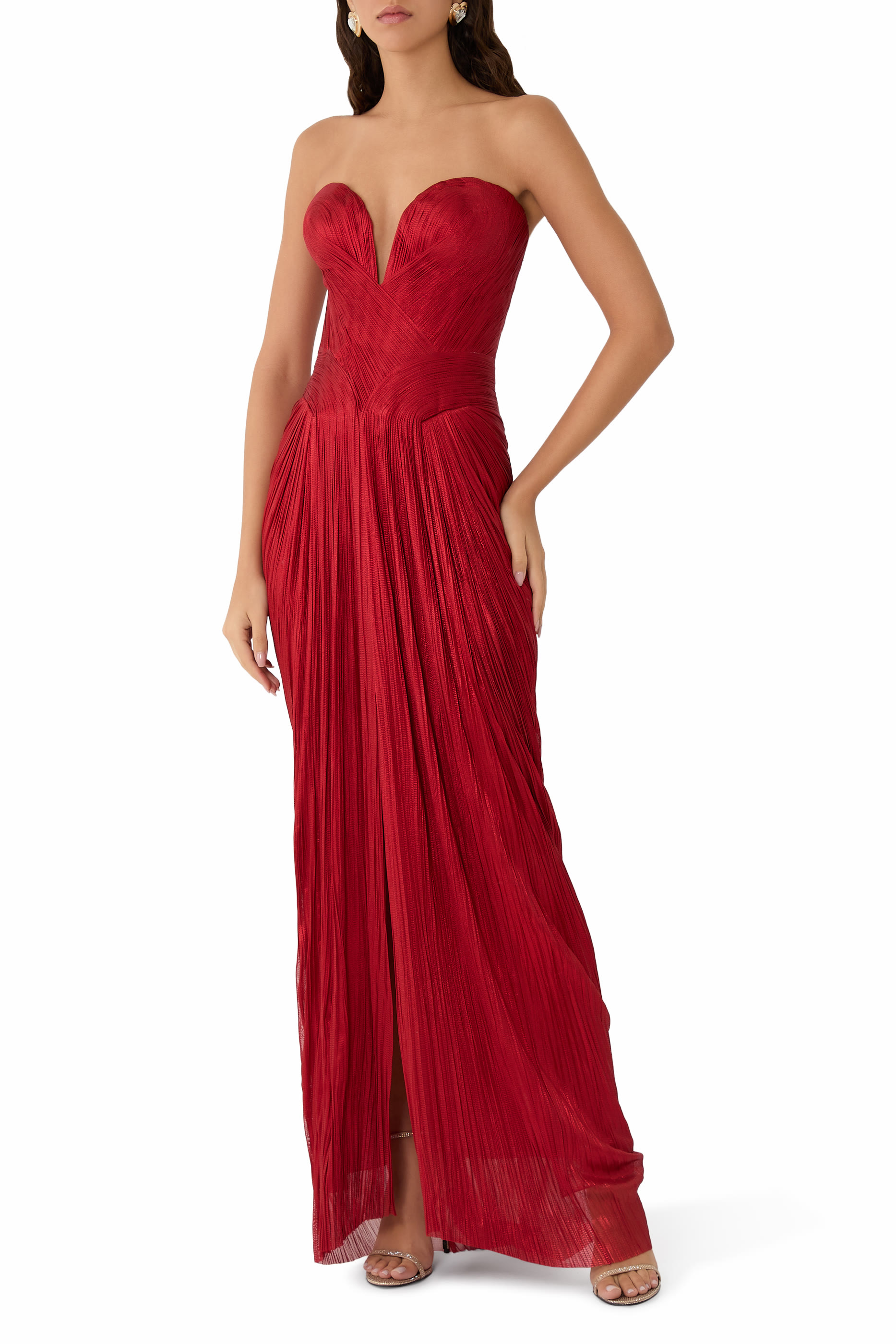 Strapless Evening Dress