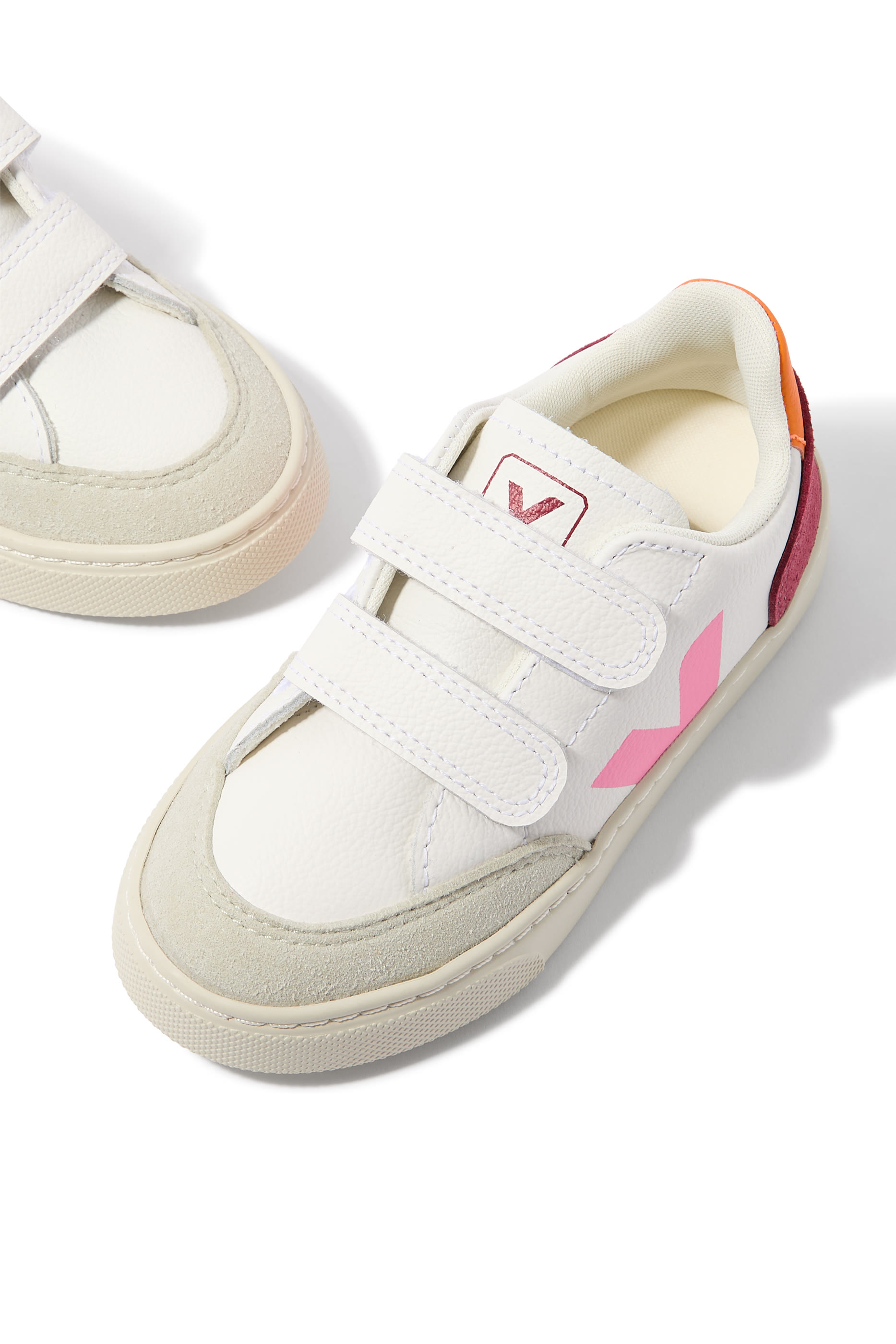 Kids V-12 Leather Multico Sneakers
