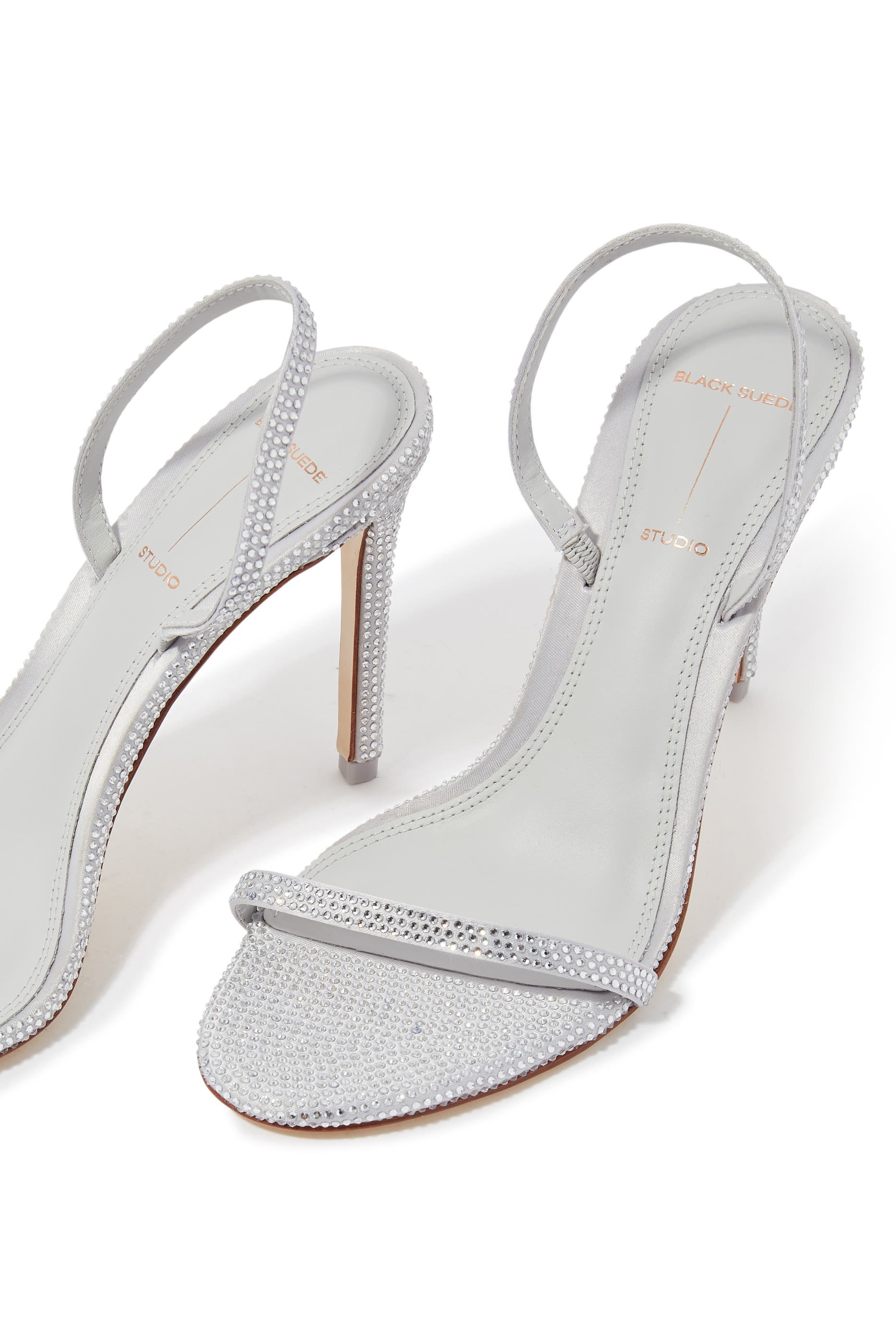 Luciana 100 Embellished Slingback Sandals