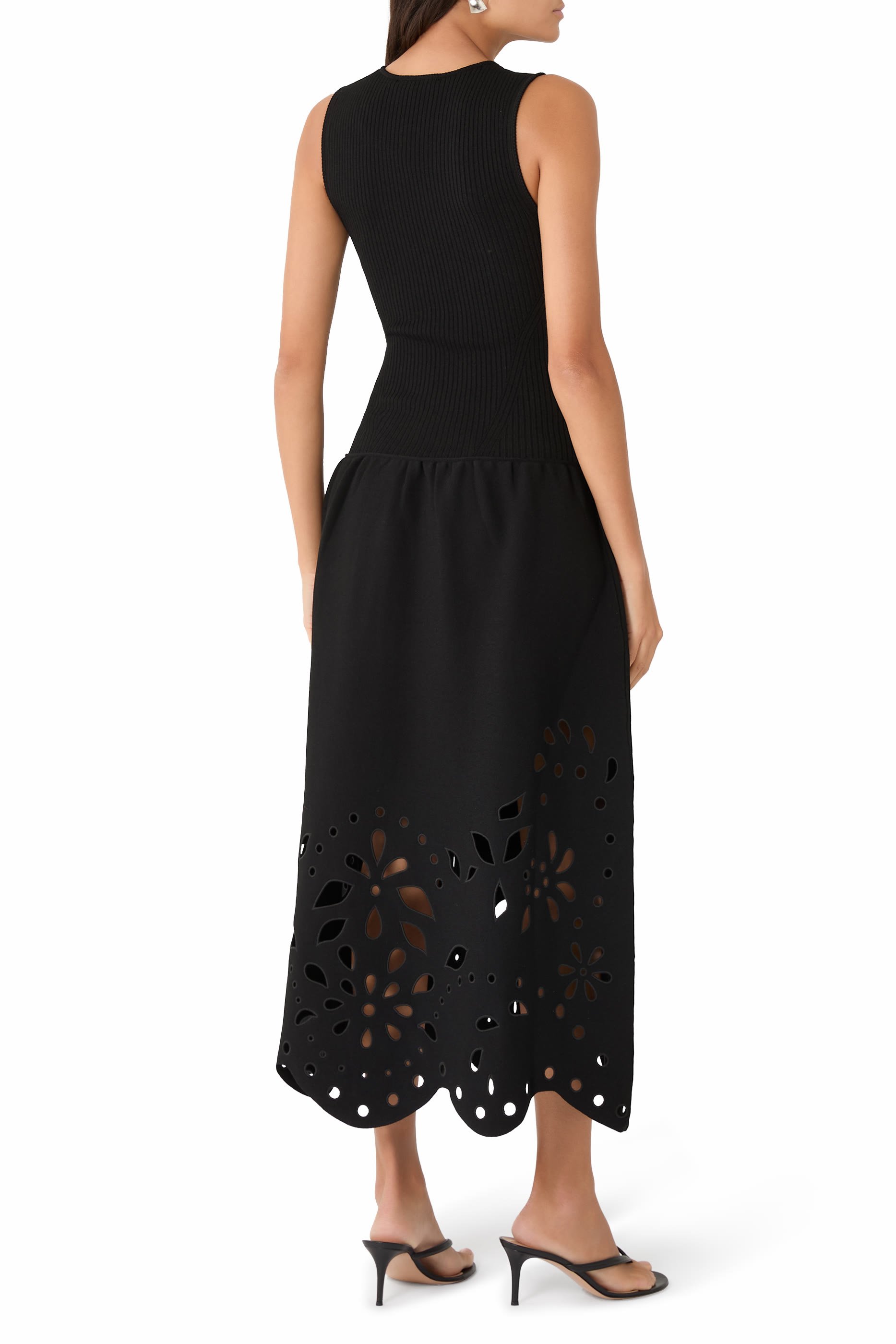  Rosaline Sleeveless Knit Midi Dress 