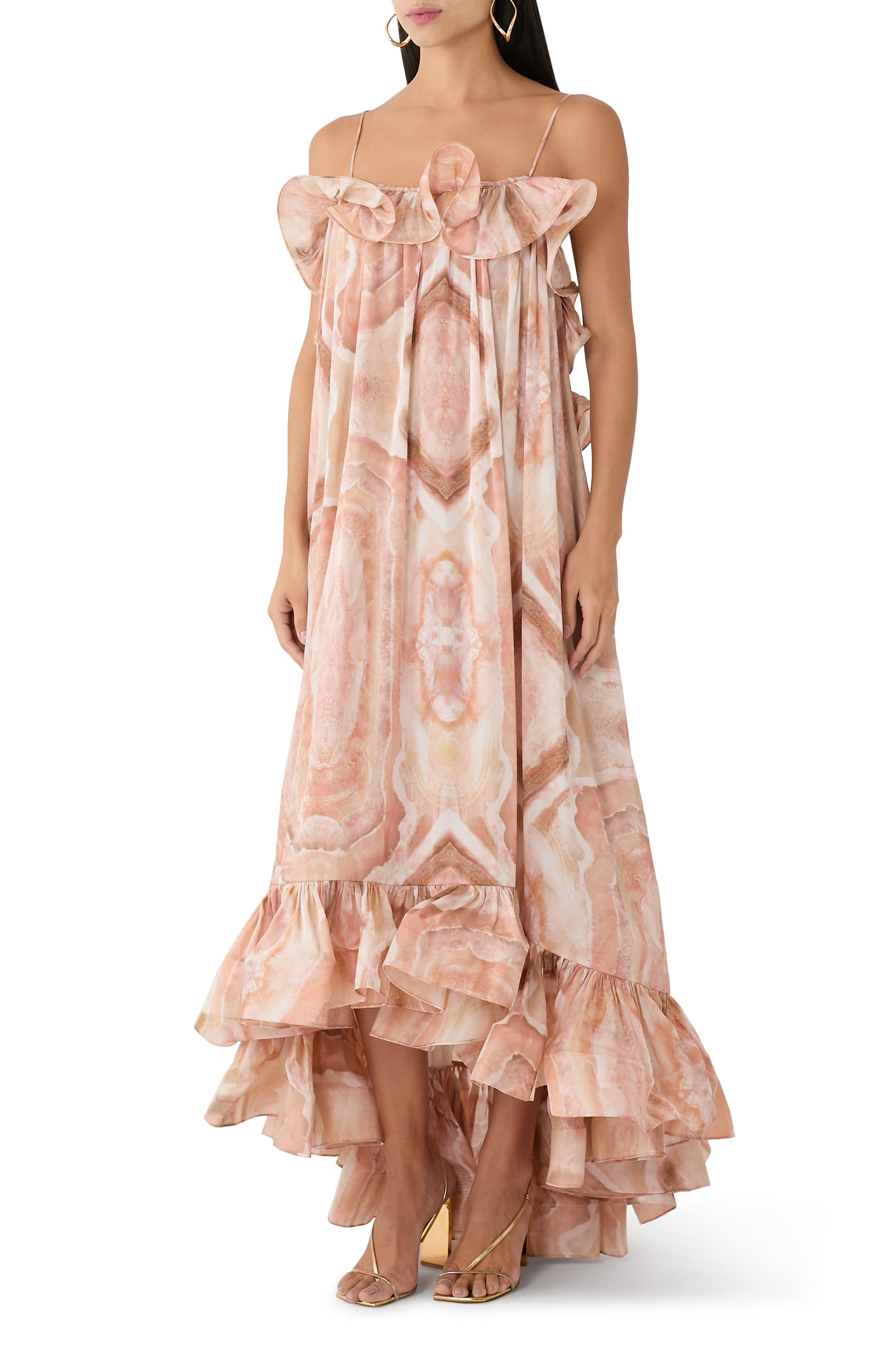 Illuminate Flounce Gown