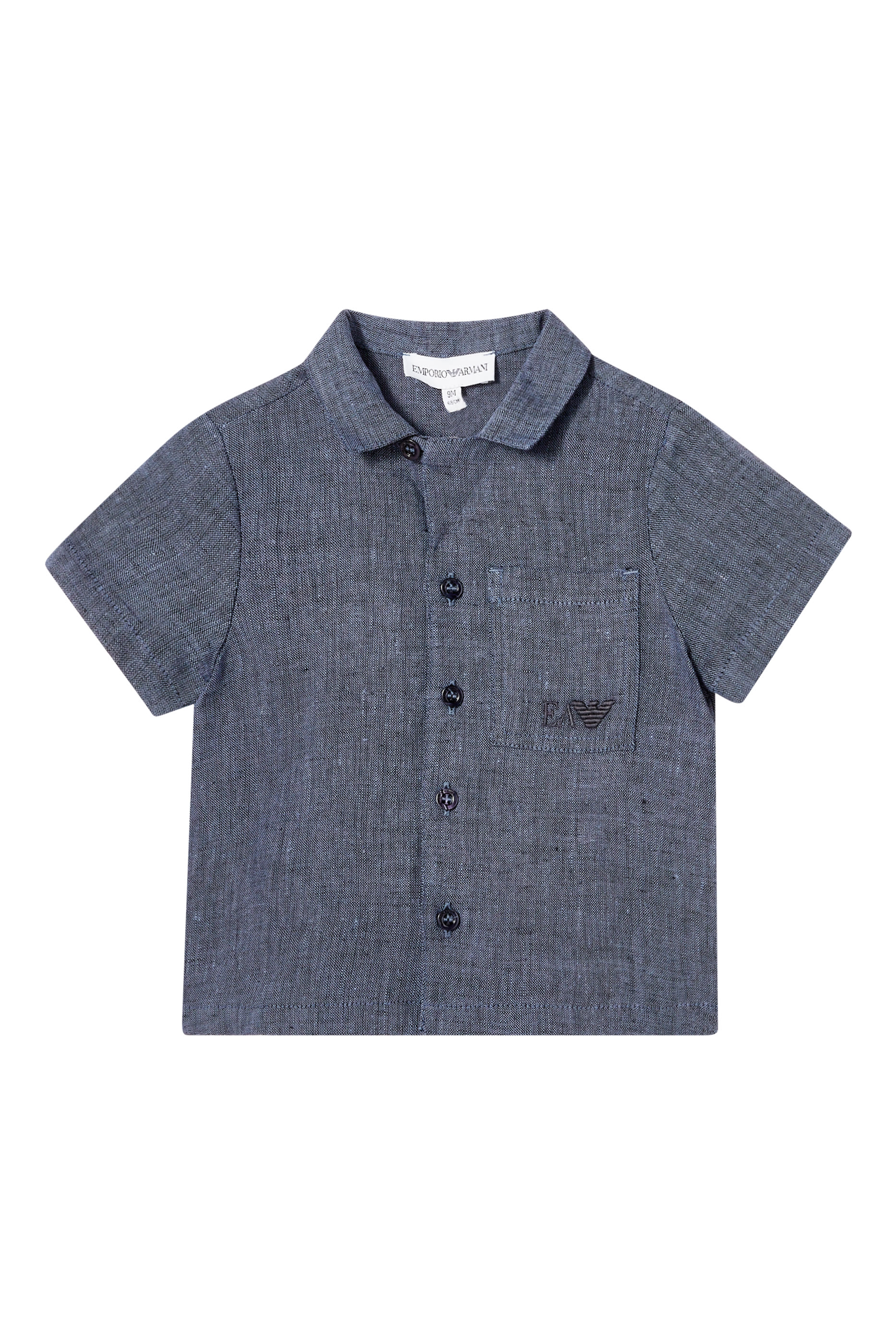 Kids Embroidered Logo Shirt