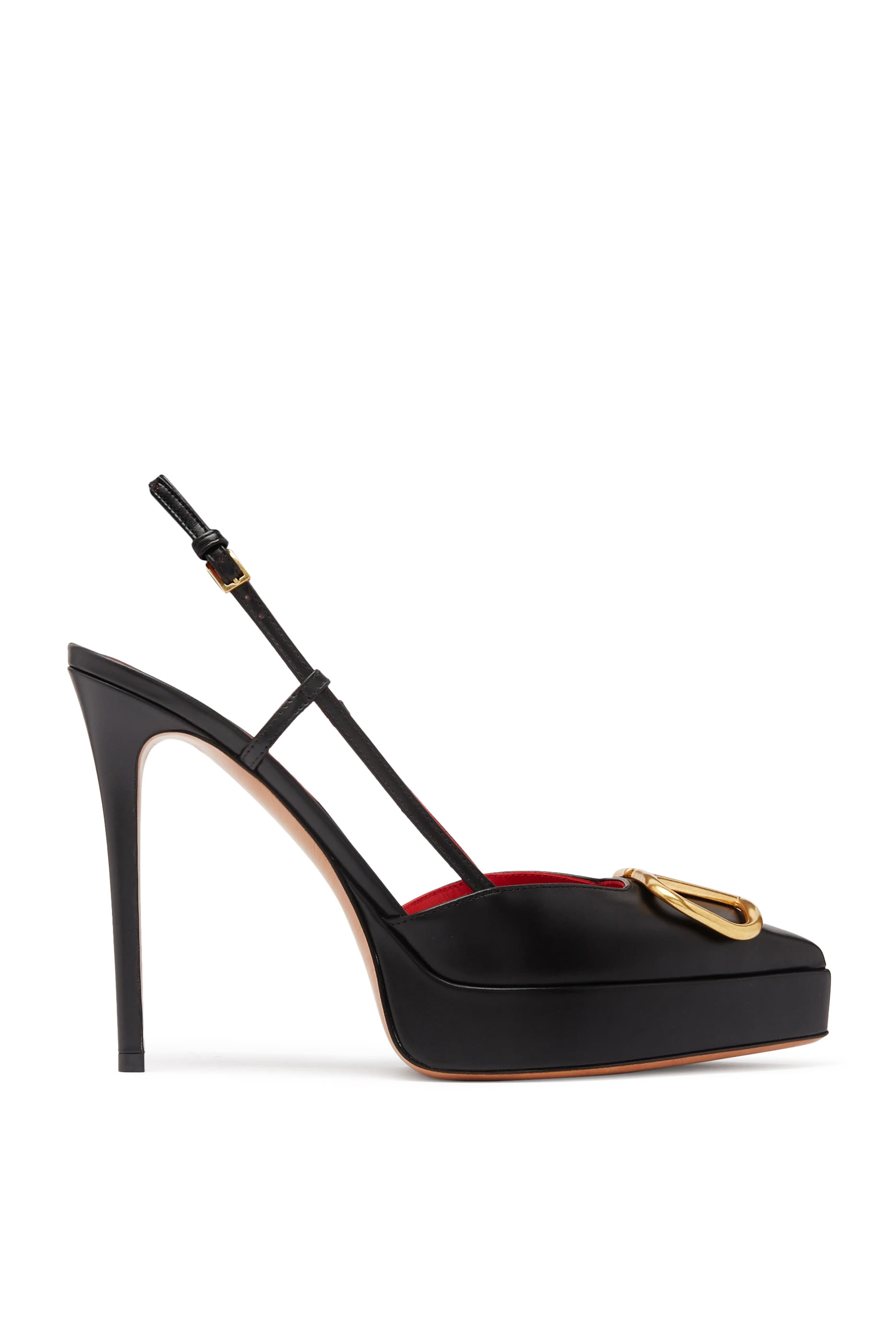 VLogo Signature Calfskin 120 Slingback Pumps