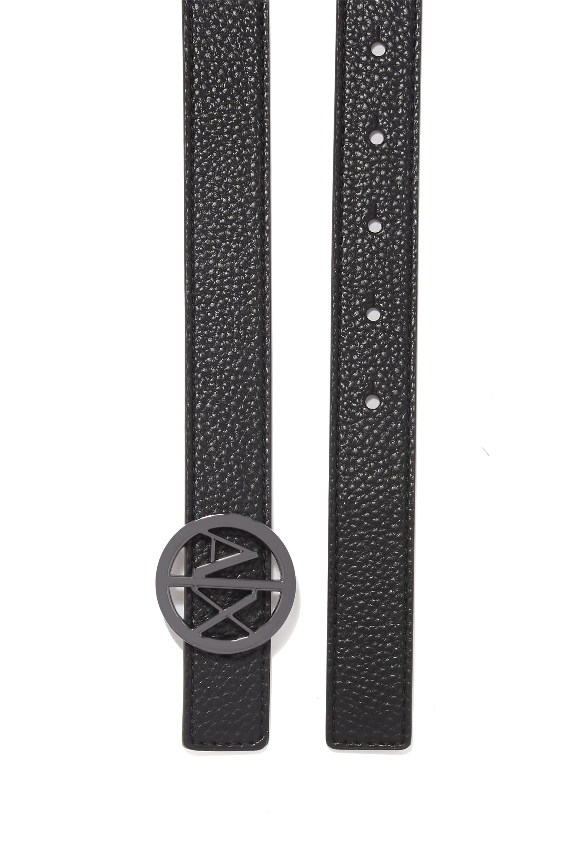 Reversible Round AX Logo Belt