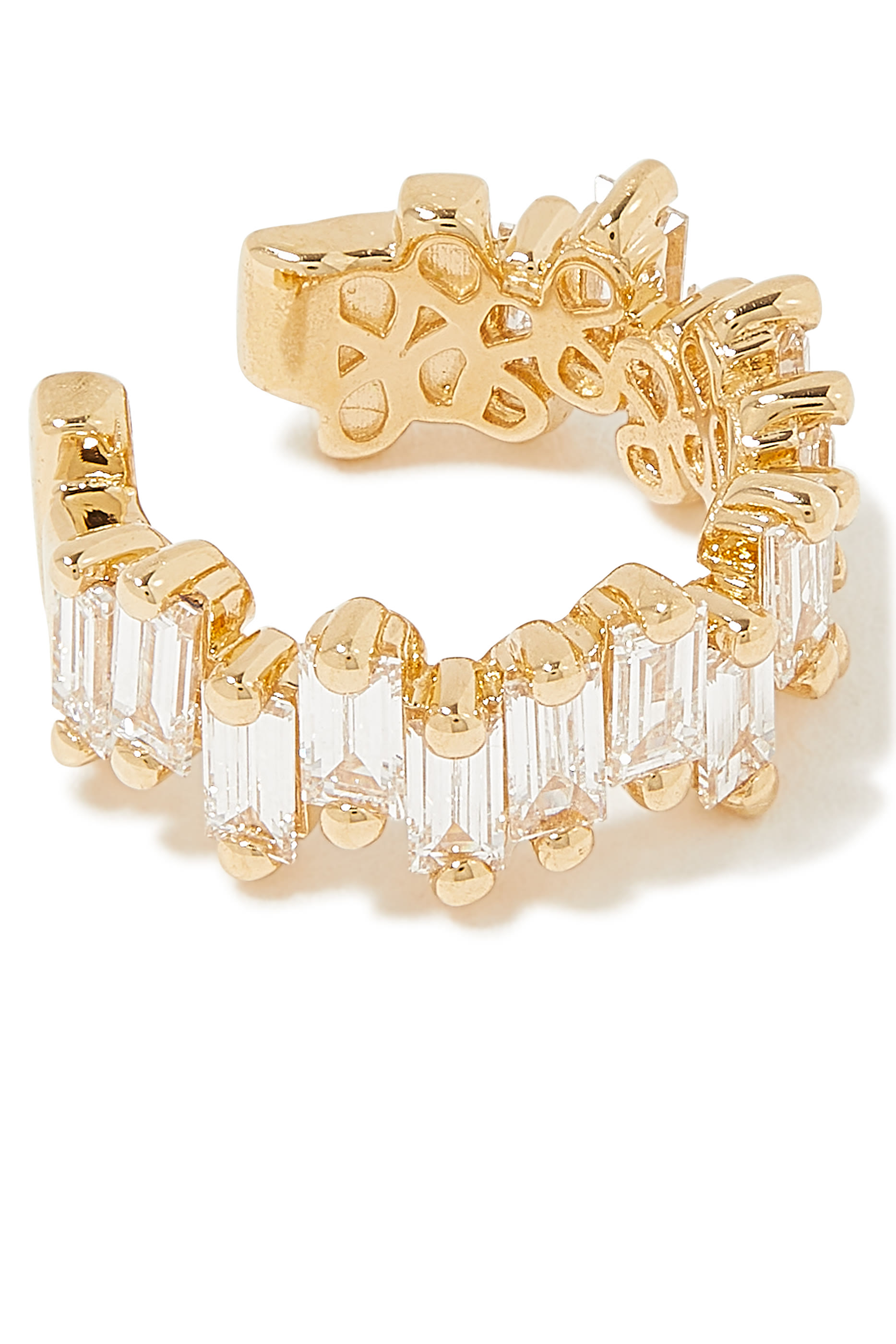 Ear Cuff, 18K White Gold & Diamonds