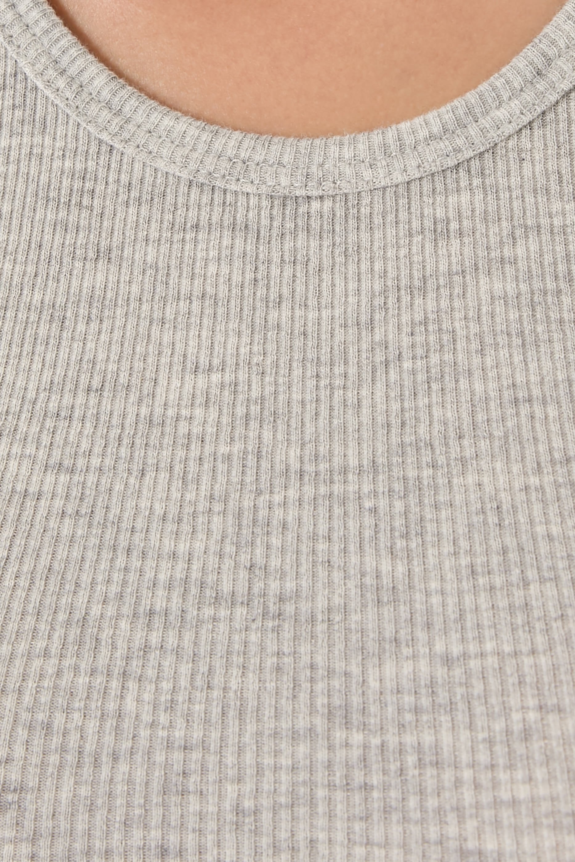 Circular Fine Rib Tank T-Shirt