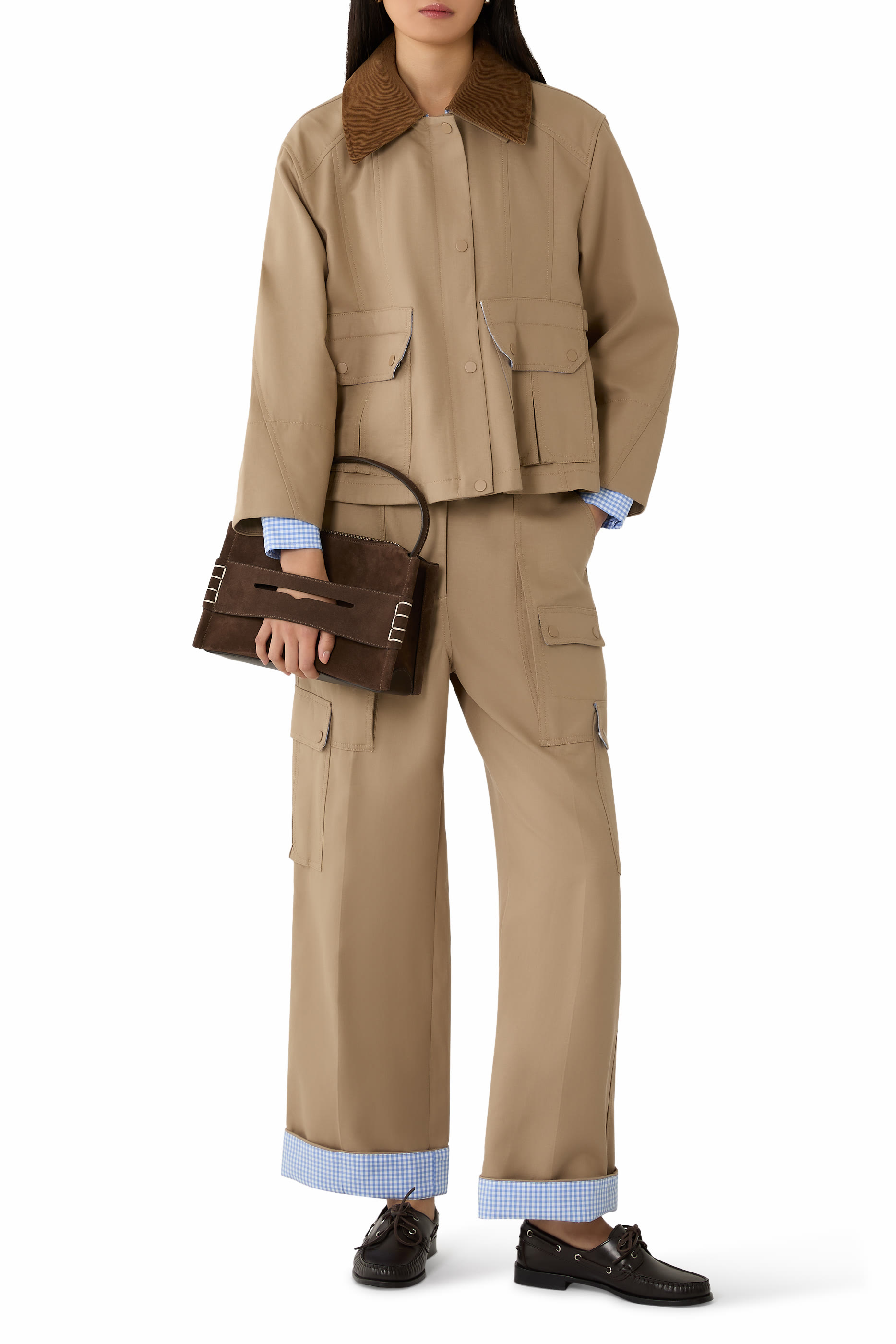  Utility Cargo Pants with Combo Cuff