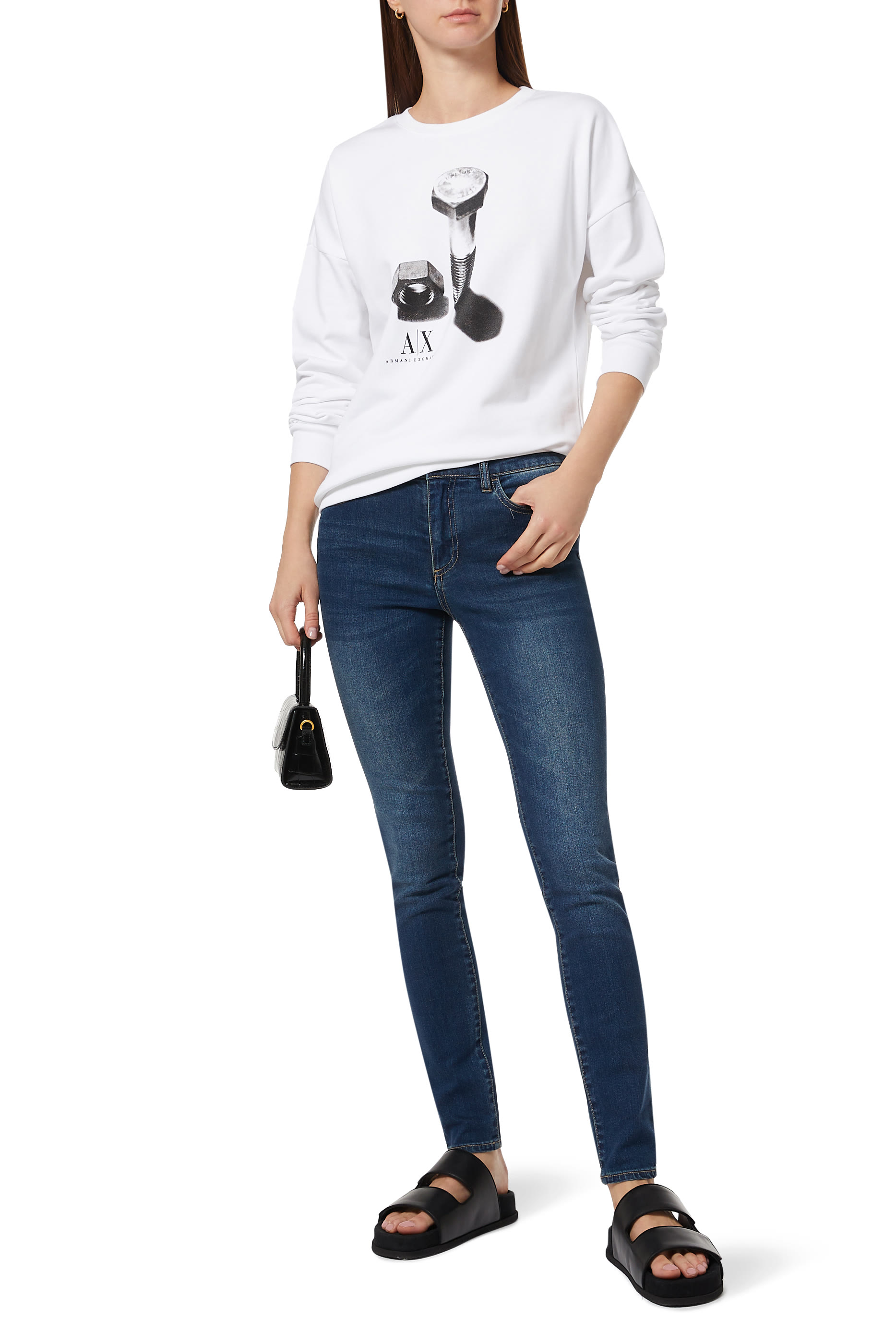 J01 Super Skinny Cropped Jeans