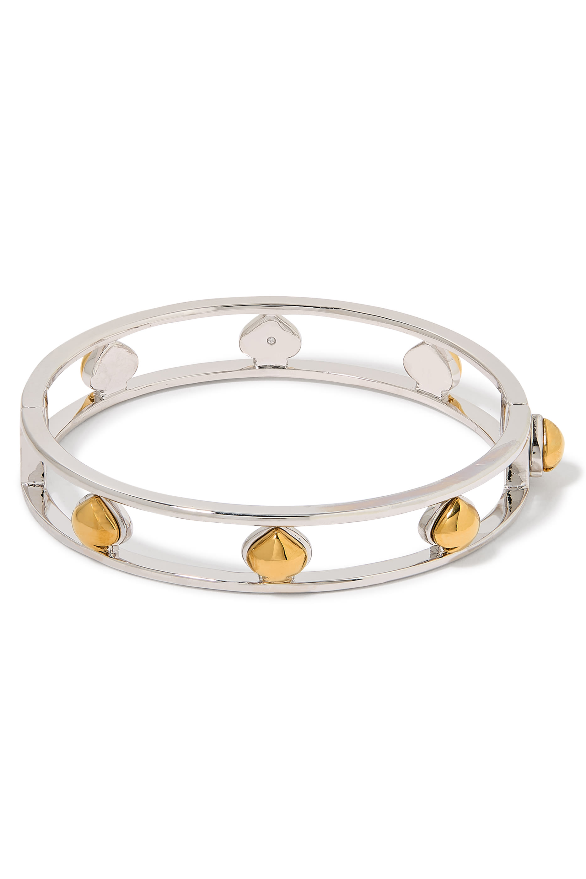 Sculpted Spade Cut Out Bangle