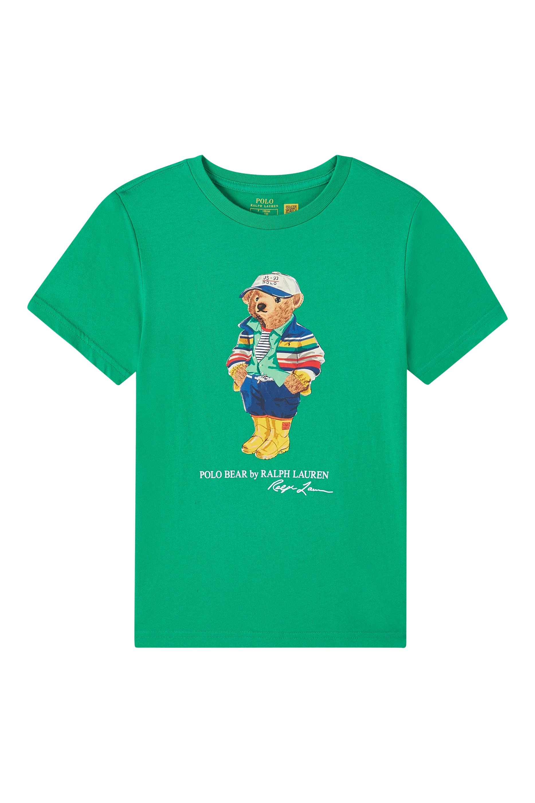 Kids  Polo Bear Cotton Jersey T-Shirt