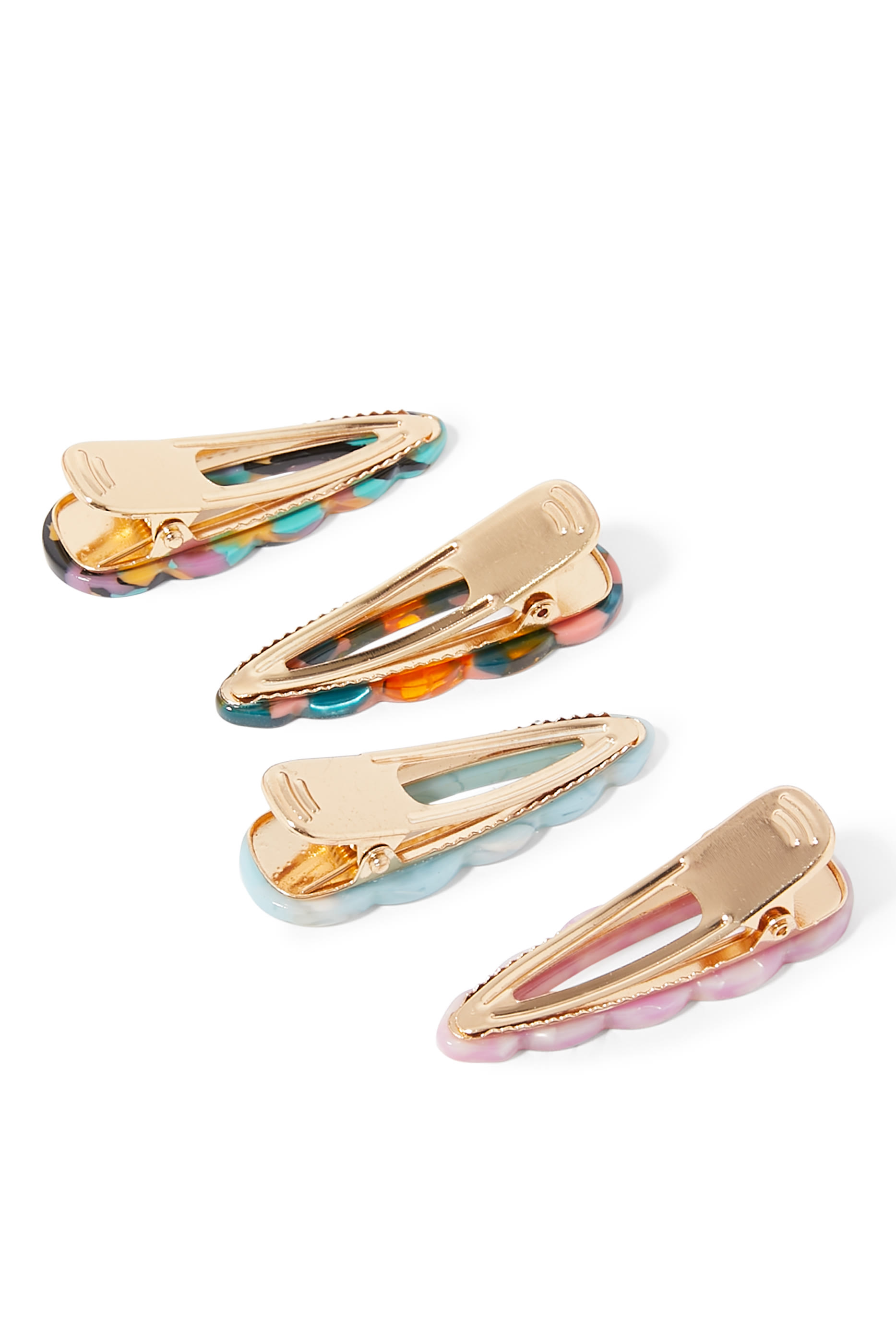 Kids Scalloped Acetate Clips