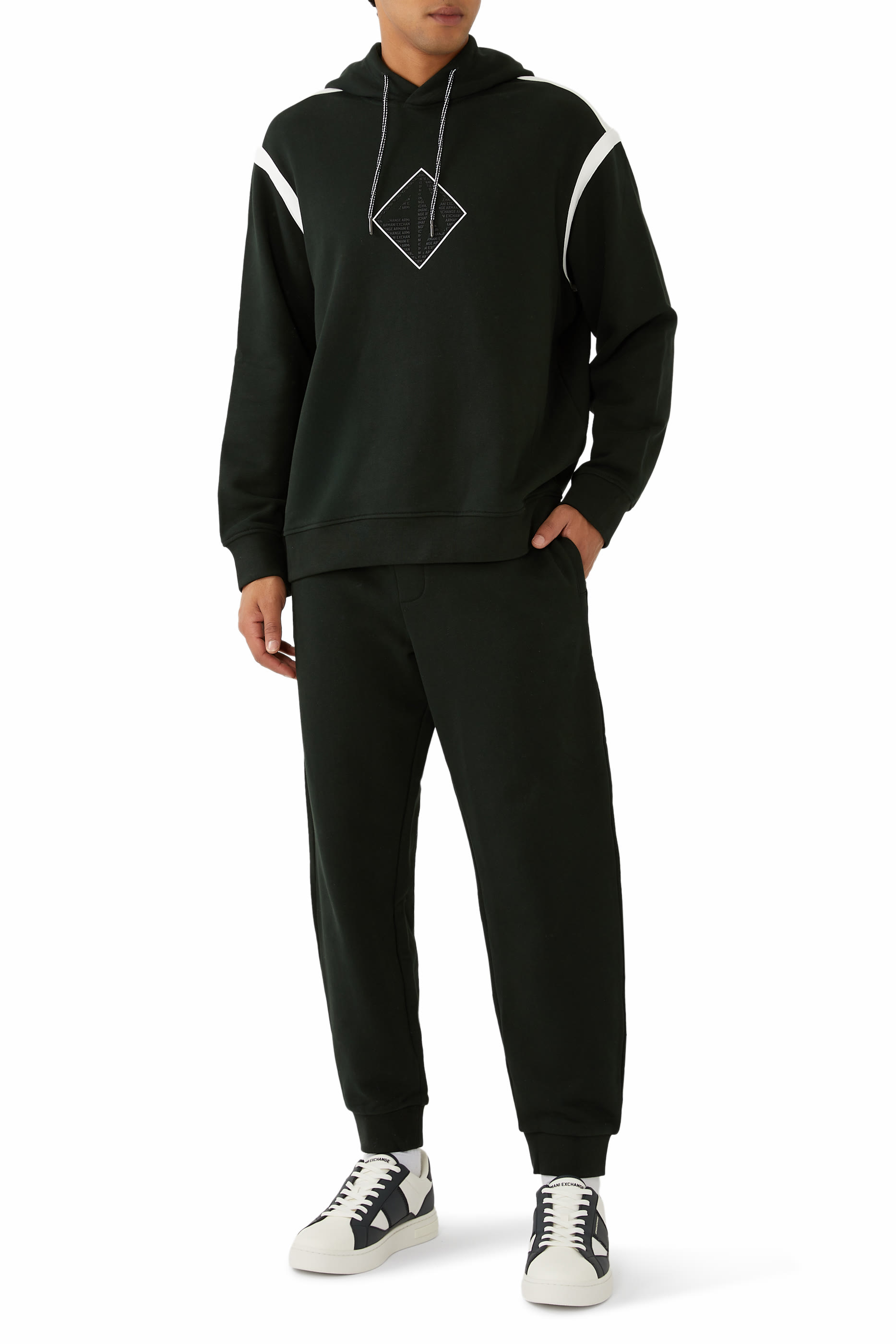 The Grid AX Logo Hooded Sweatshirt