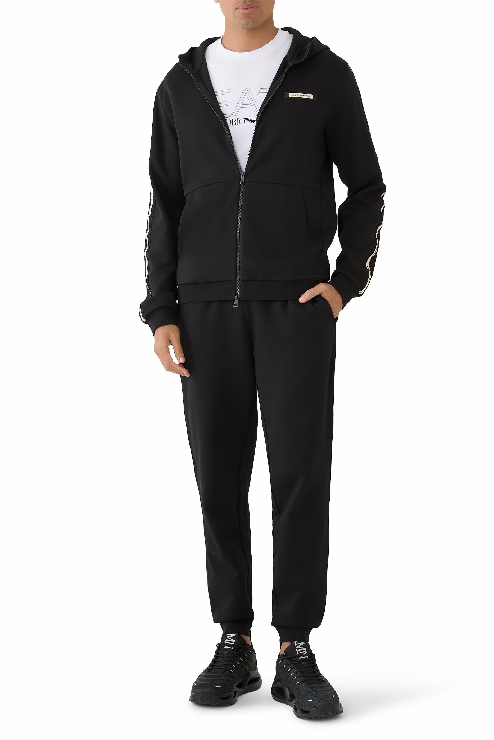 Logo Series Interlock Hooded Sweatshirt