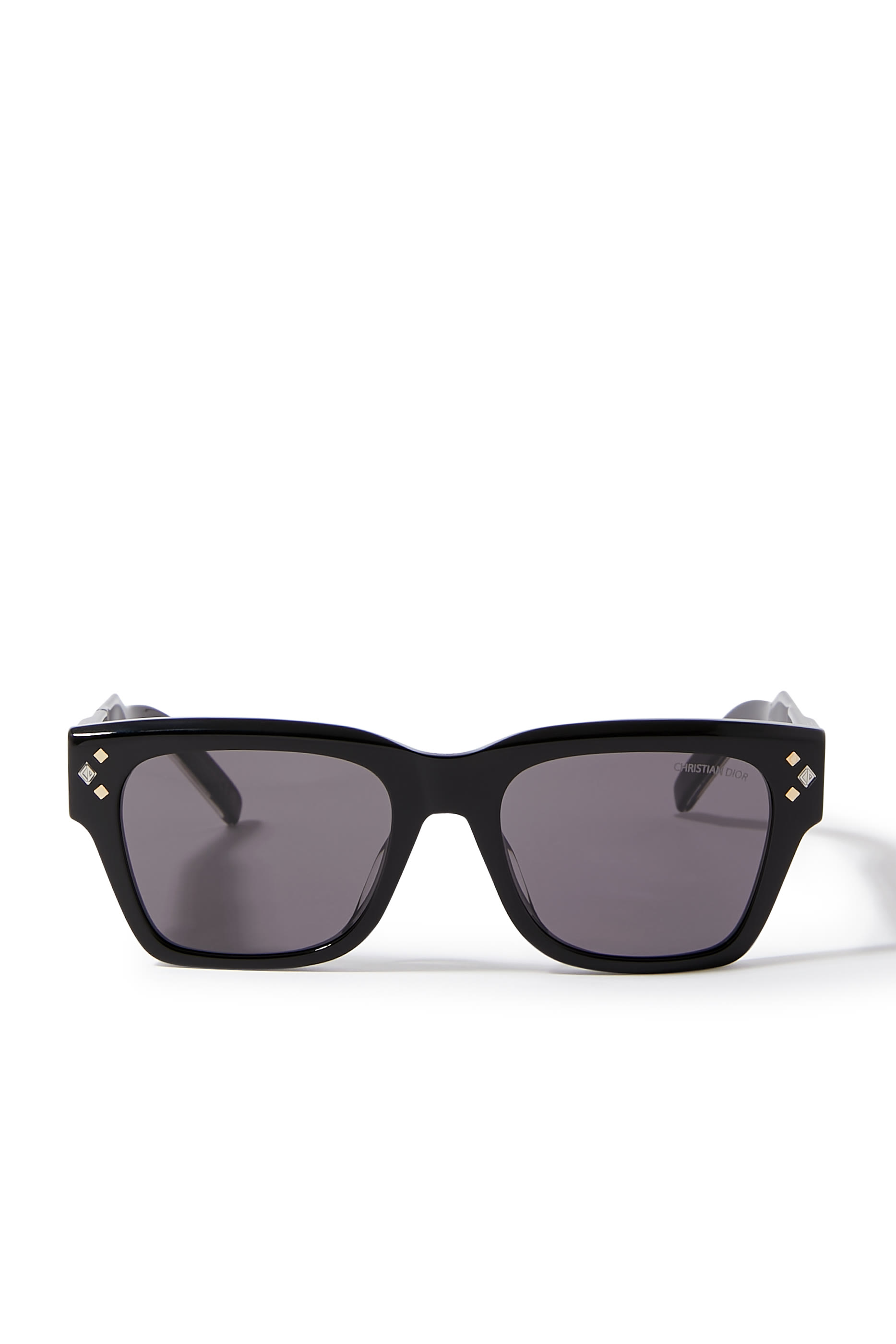 CD Diamond S2I Brown Geometric Sunglasses