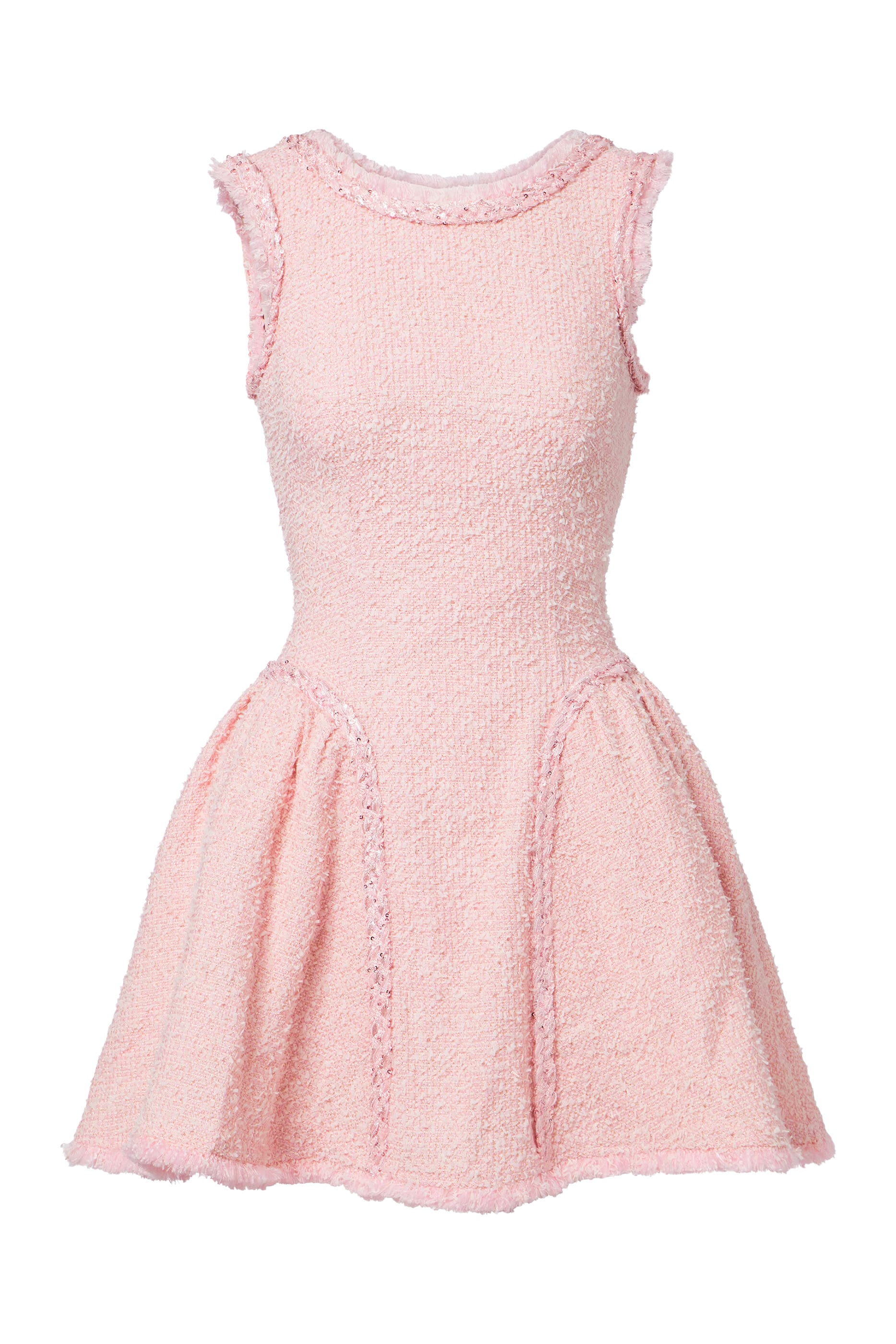 Boucle Sleeveless Mini Dress