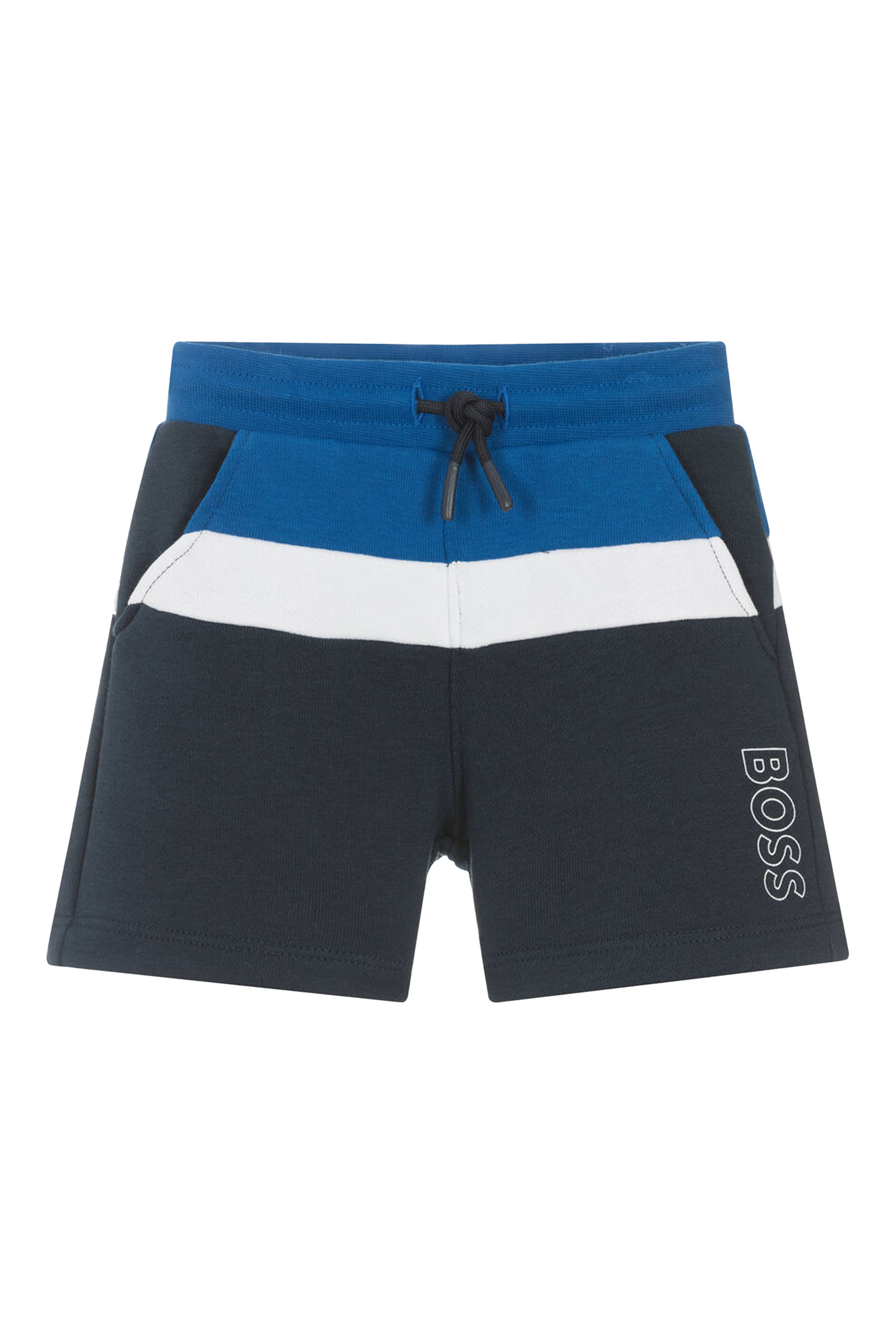 Kids Colorblock Logo Shorts