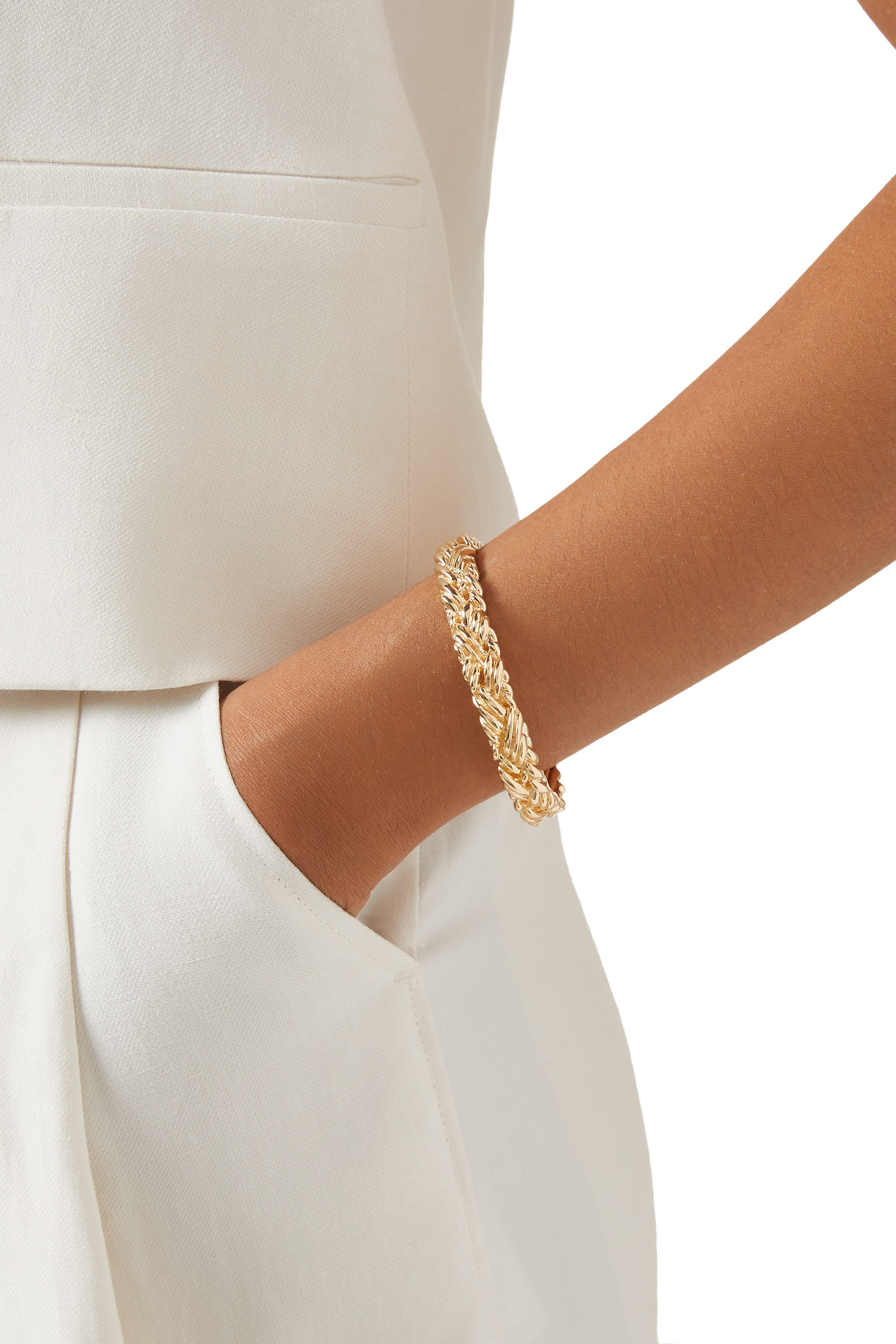 Intreccio Thin Cuff Bracelet