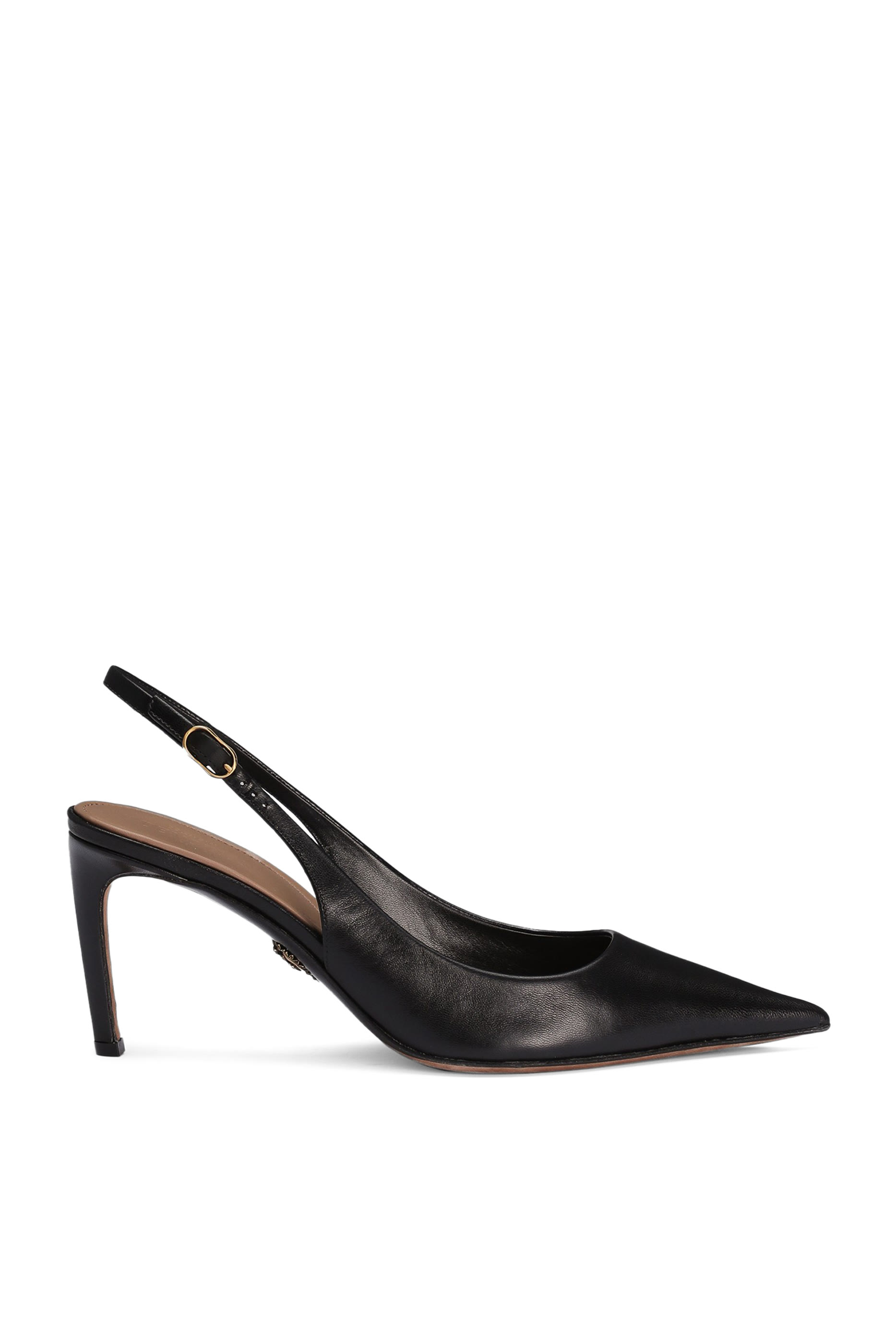 Devotion 75 Polished Goatskin Slingback Pumps