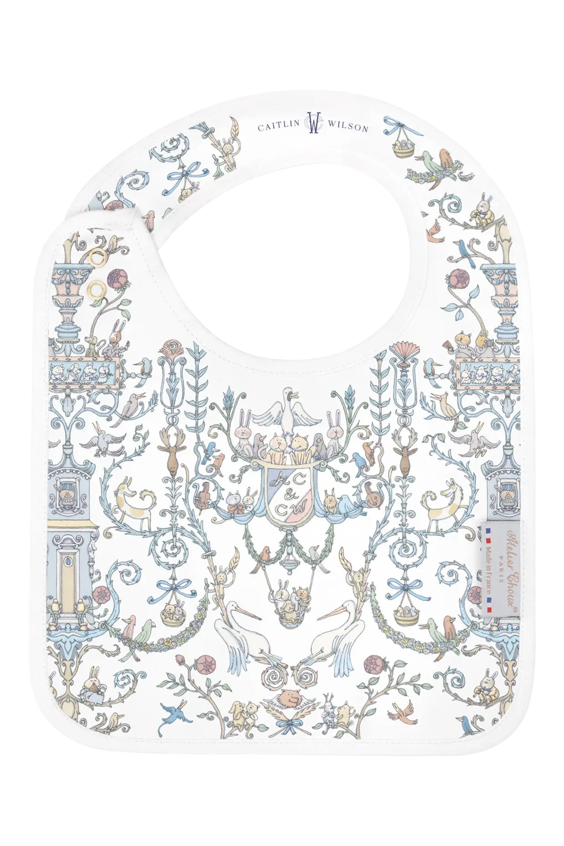 Kids Carr&eacute; and Satin Bib Set