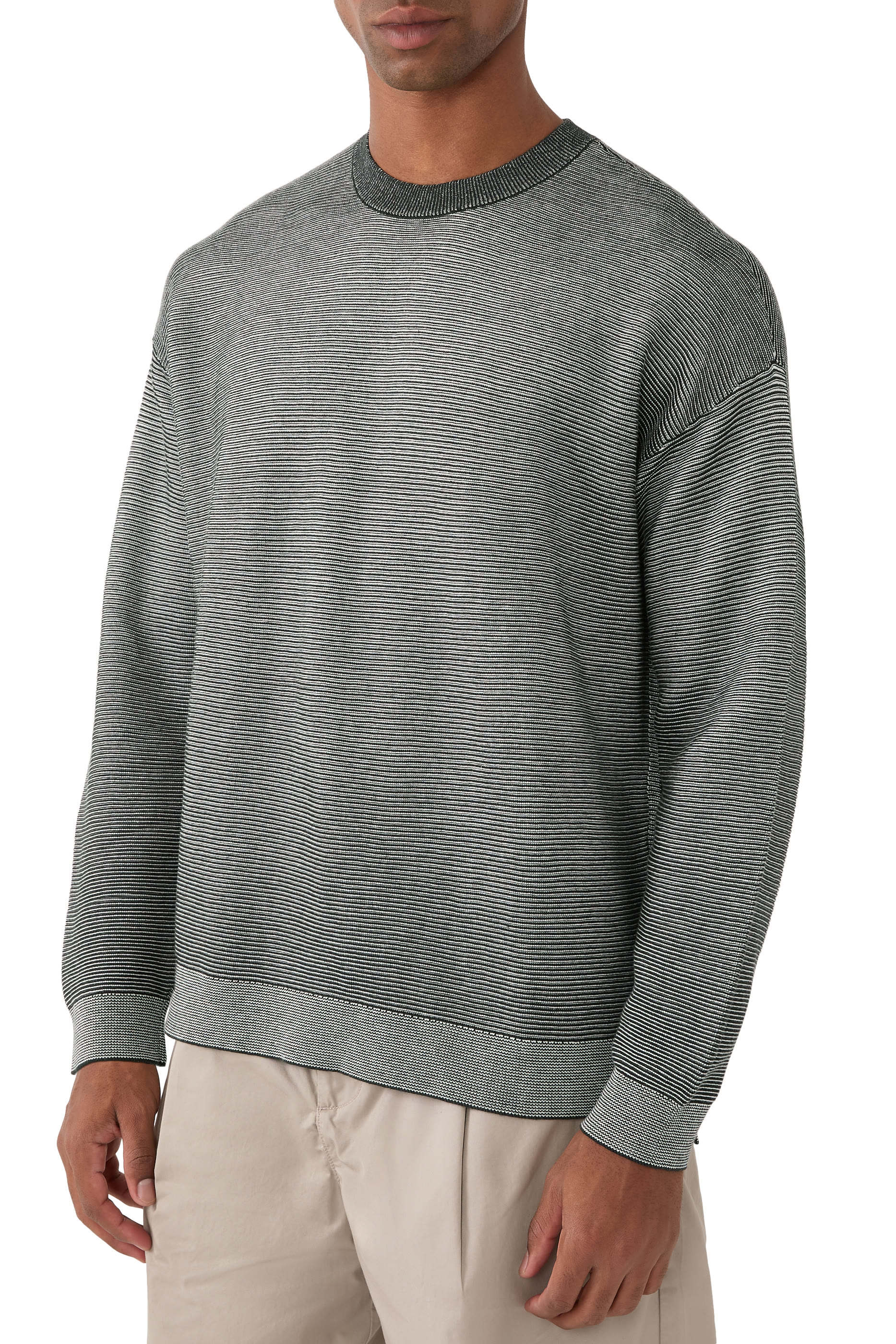 Ribbed Cotton Sweater