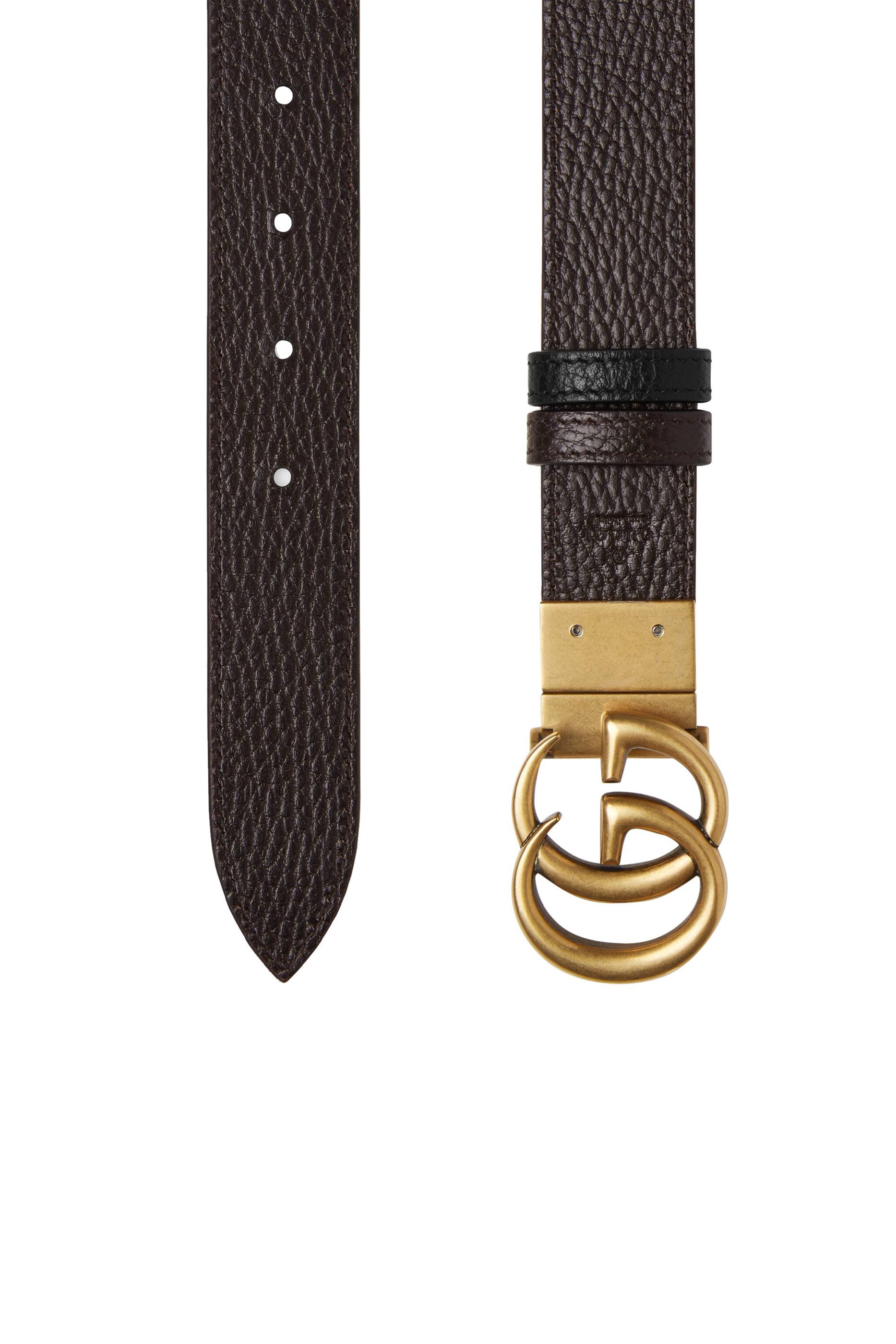 Reversible Belt with Double G Buckle