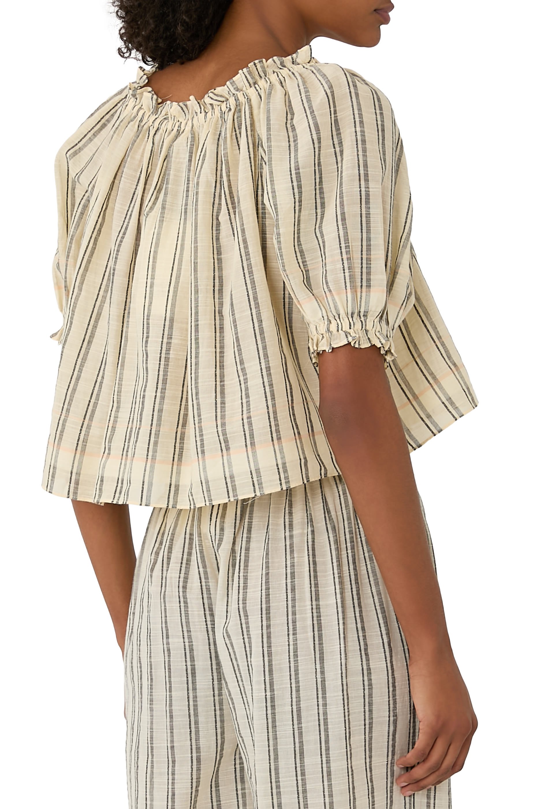 Paros Stripe Coverup Top