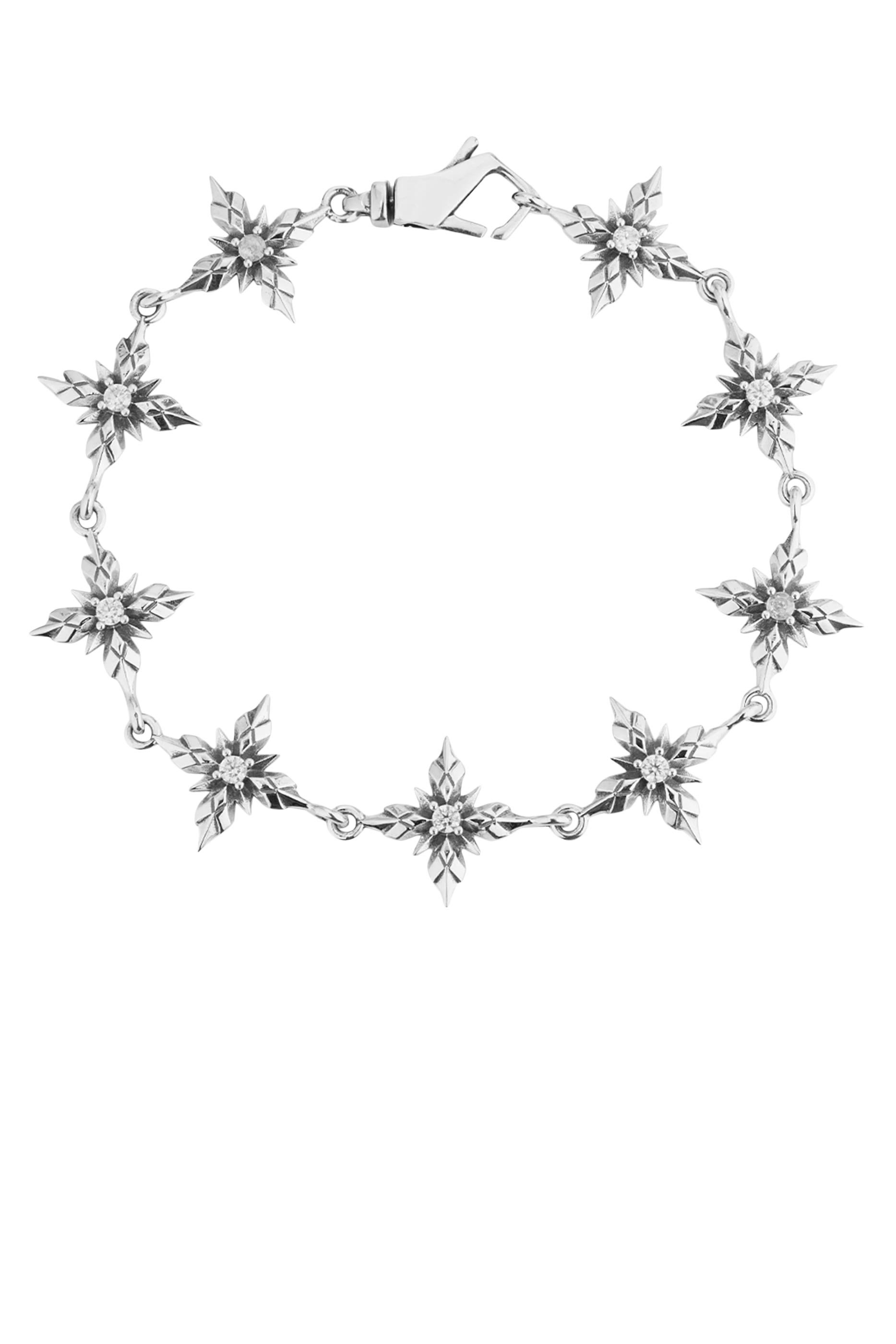  Stella Ventis Crystal Bracelet, Sterling Silver