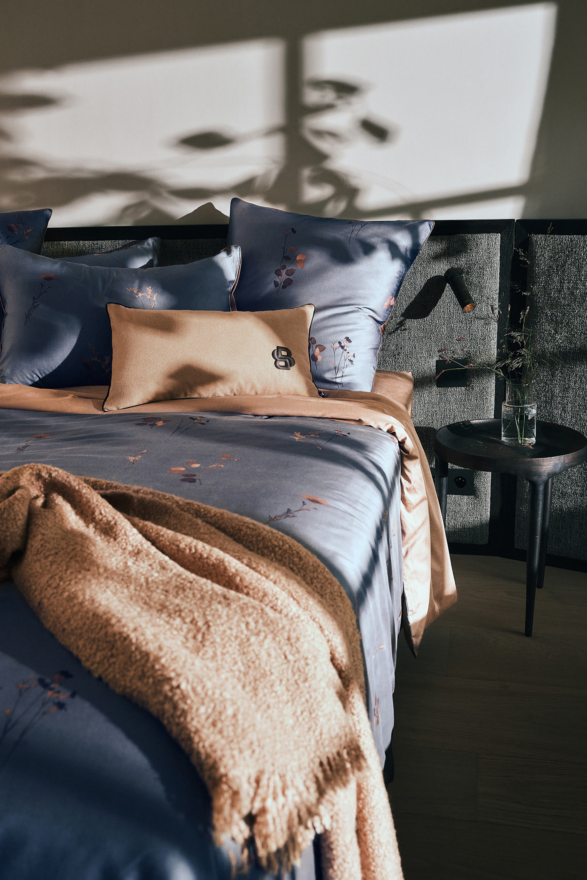 Midnight Flowers Flat Sheet