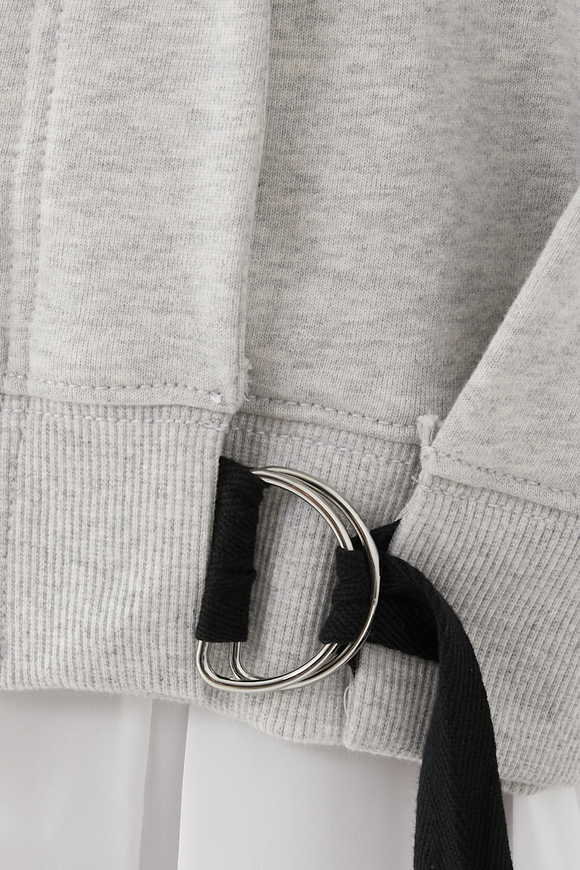 Lace Trim Hoodie Dress