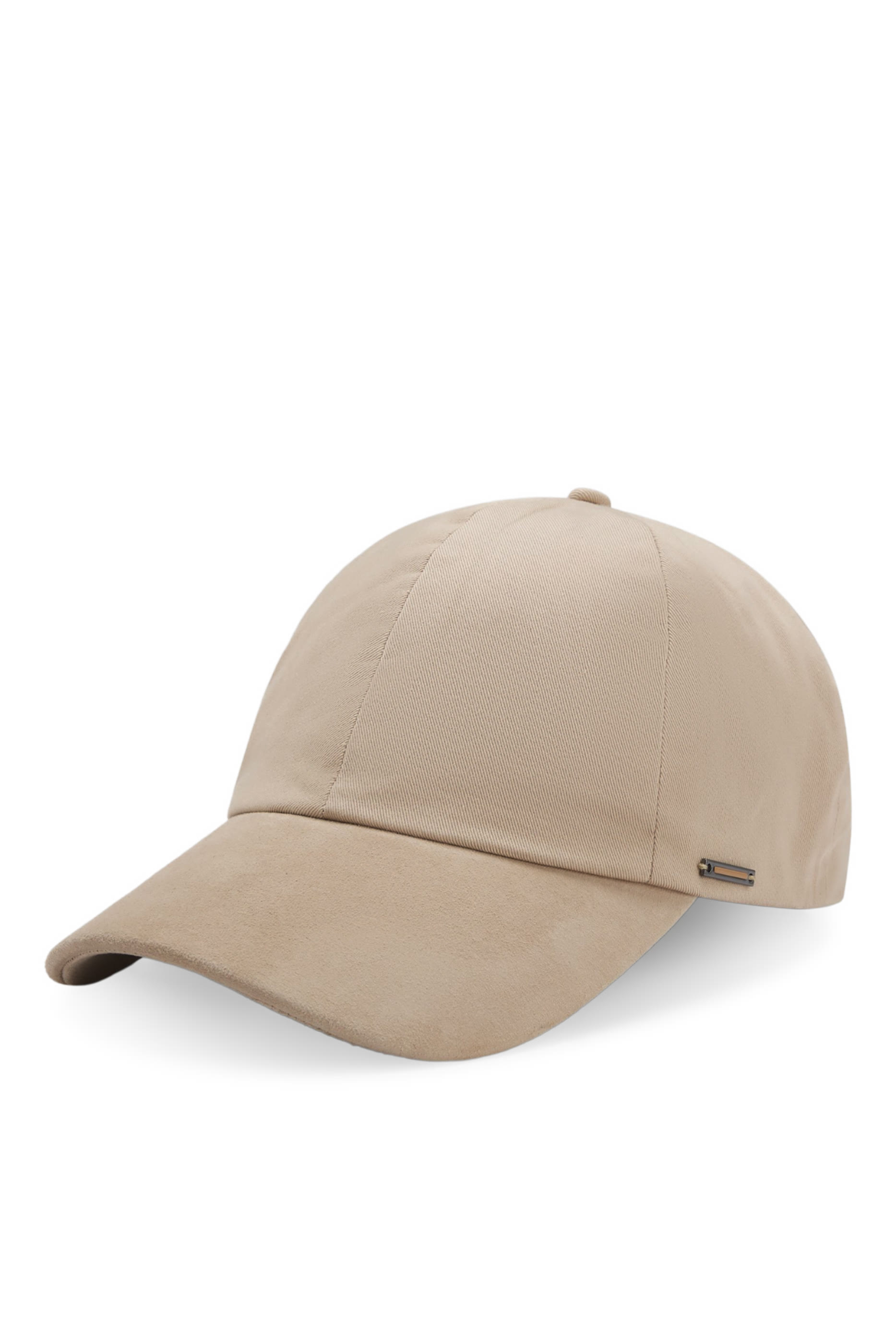Suede Visor Cap
