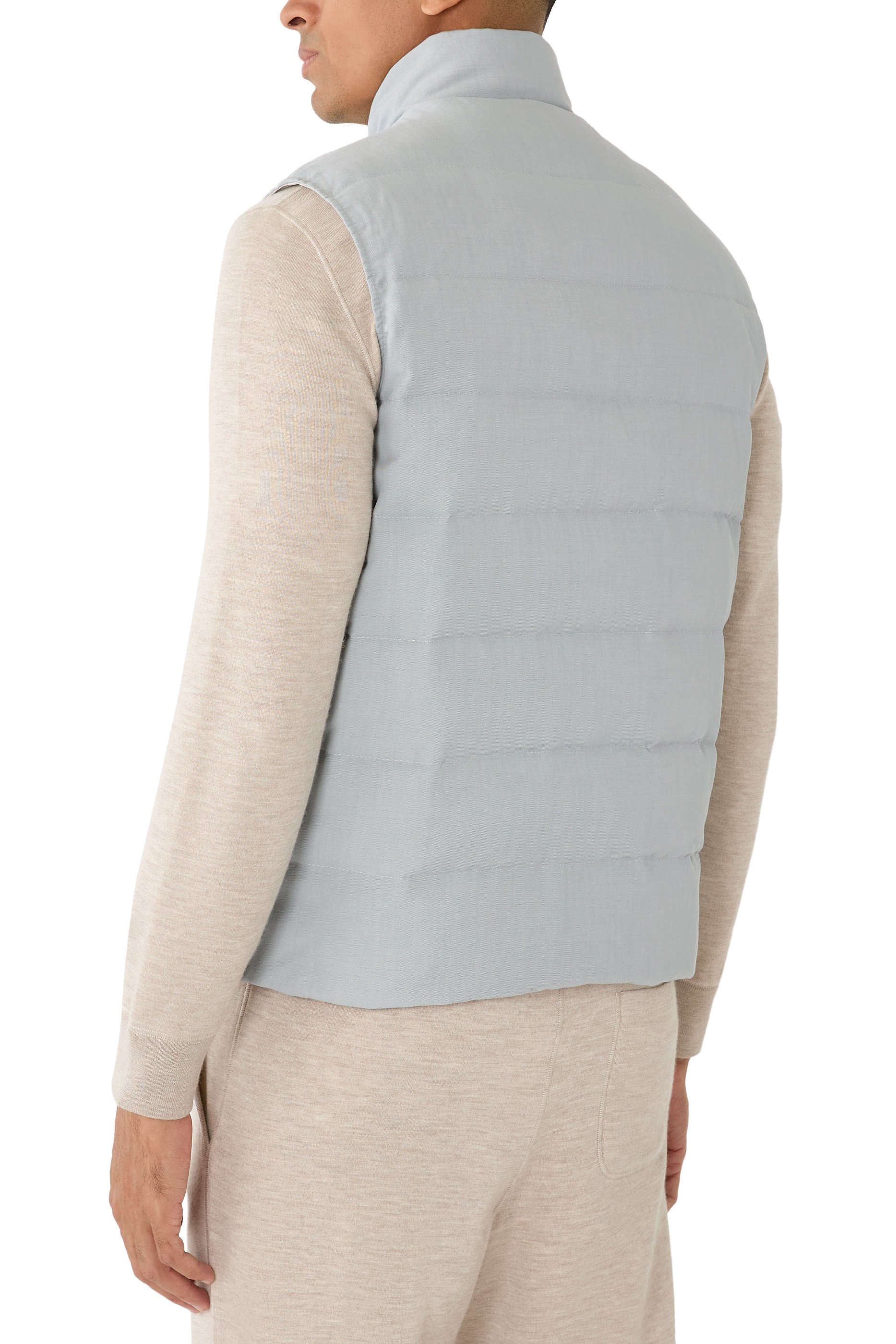 Reversible Mock Collar Vest