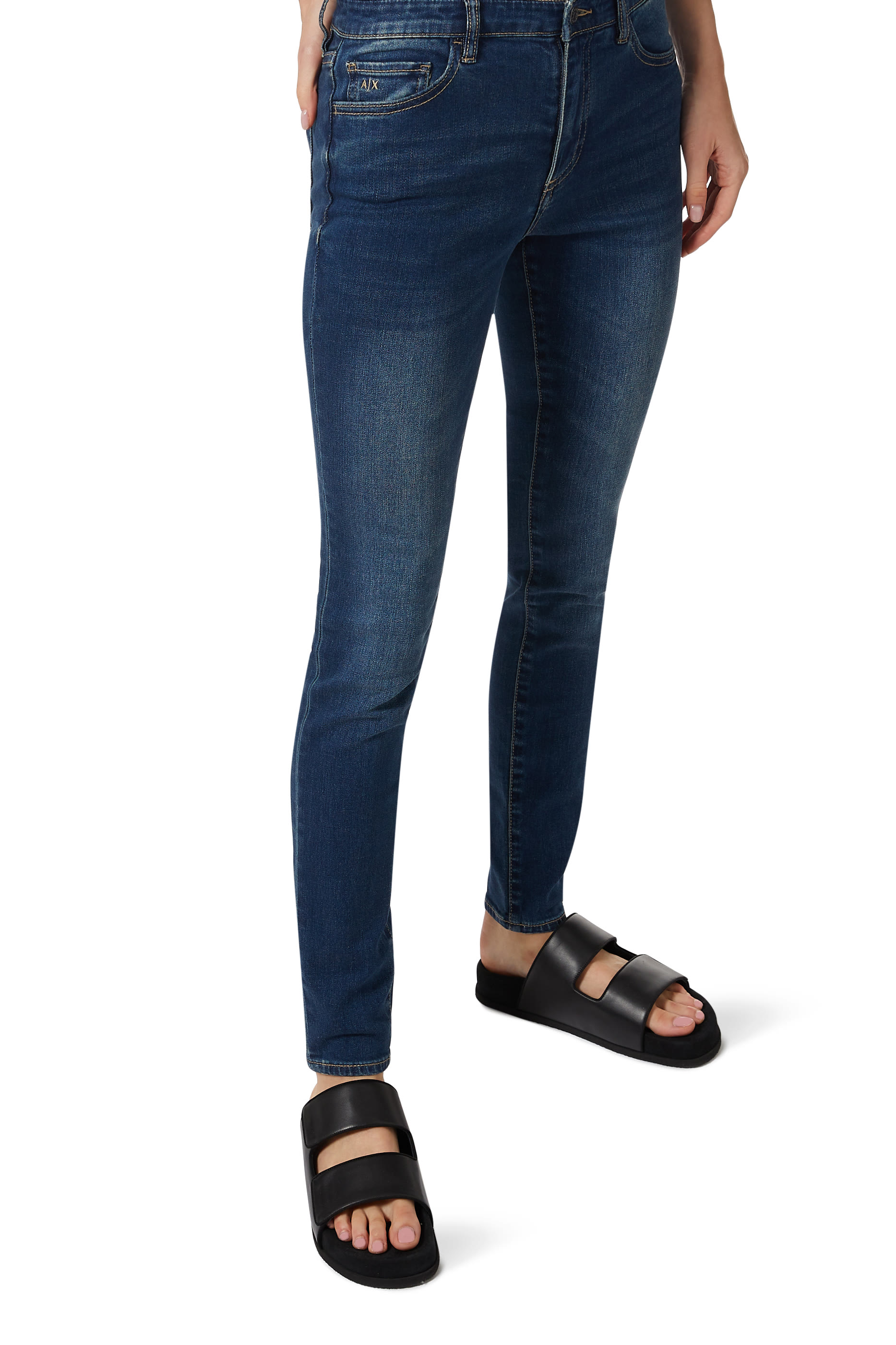 J01 Super Skinny Cropped Jeans