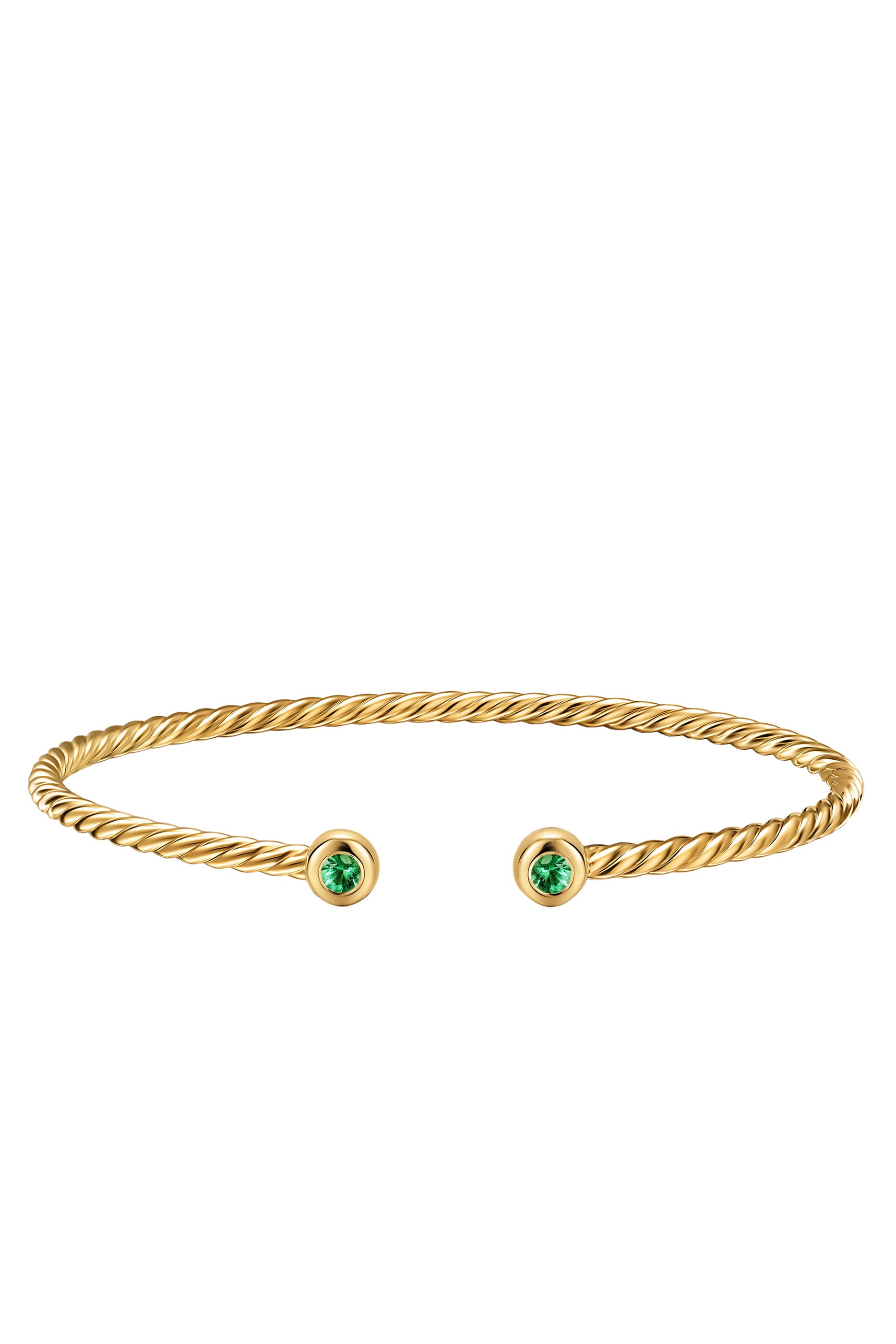  Micro Cablespira&reg; Flex Bracelet, 18K Yellow Gold