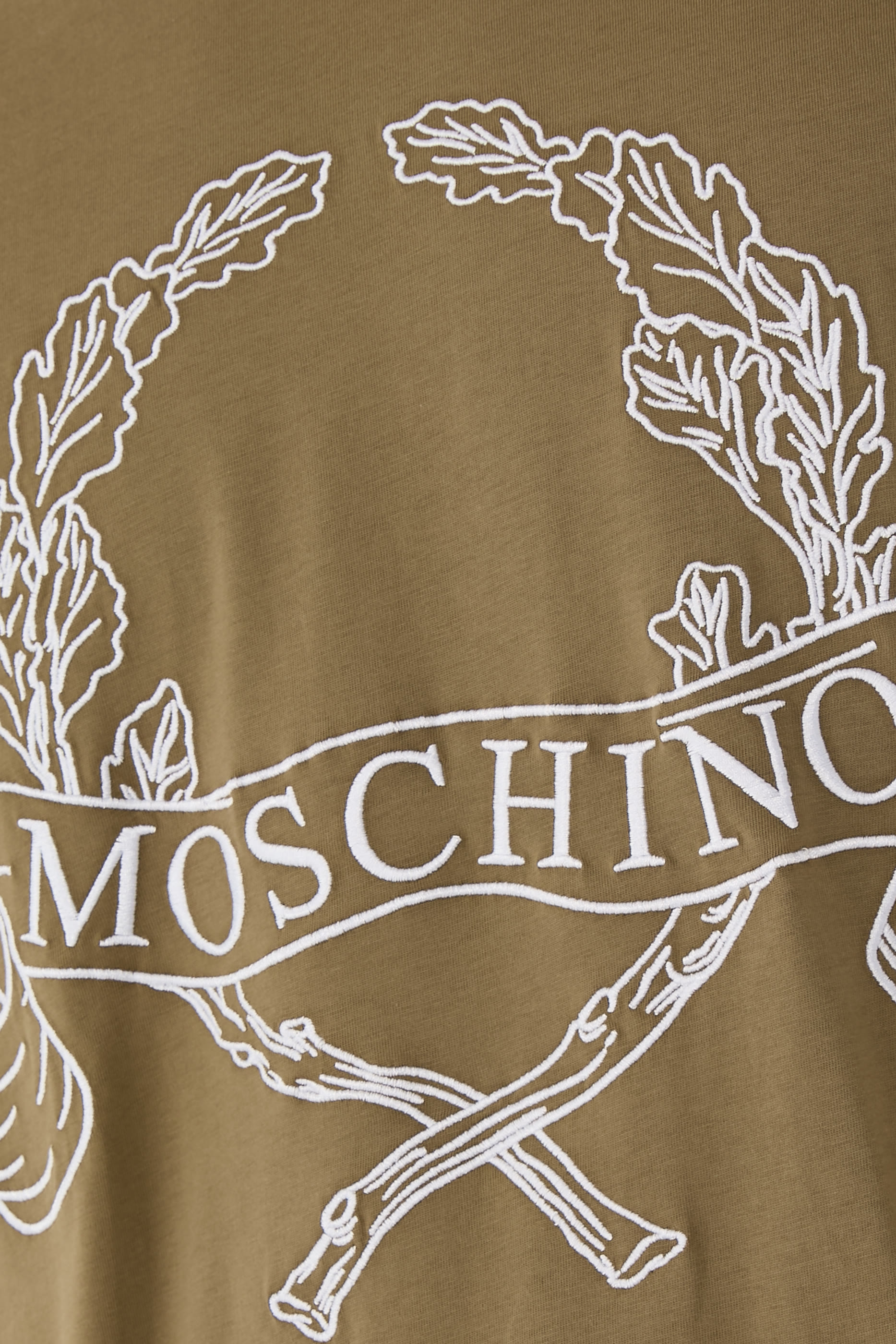 Laurel Crown Logo Cotton Jersey T-Shirt