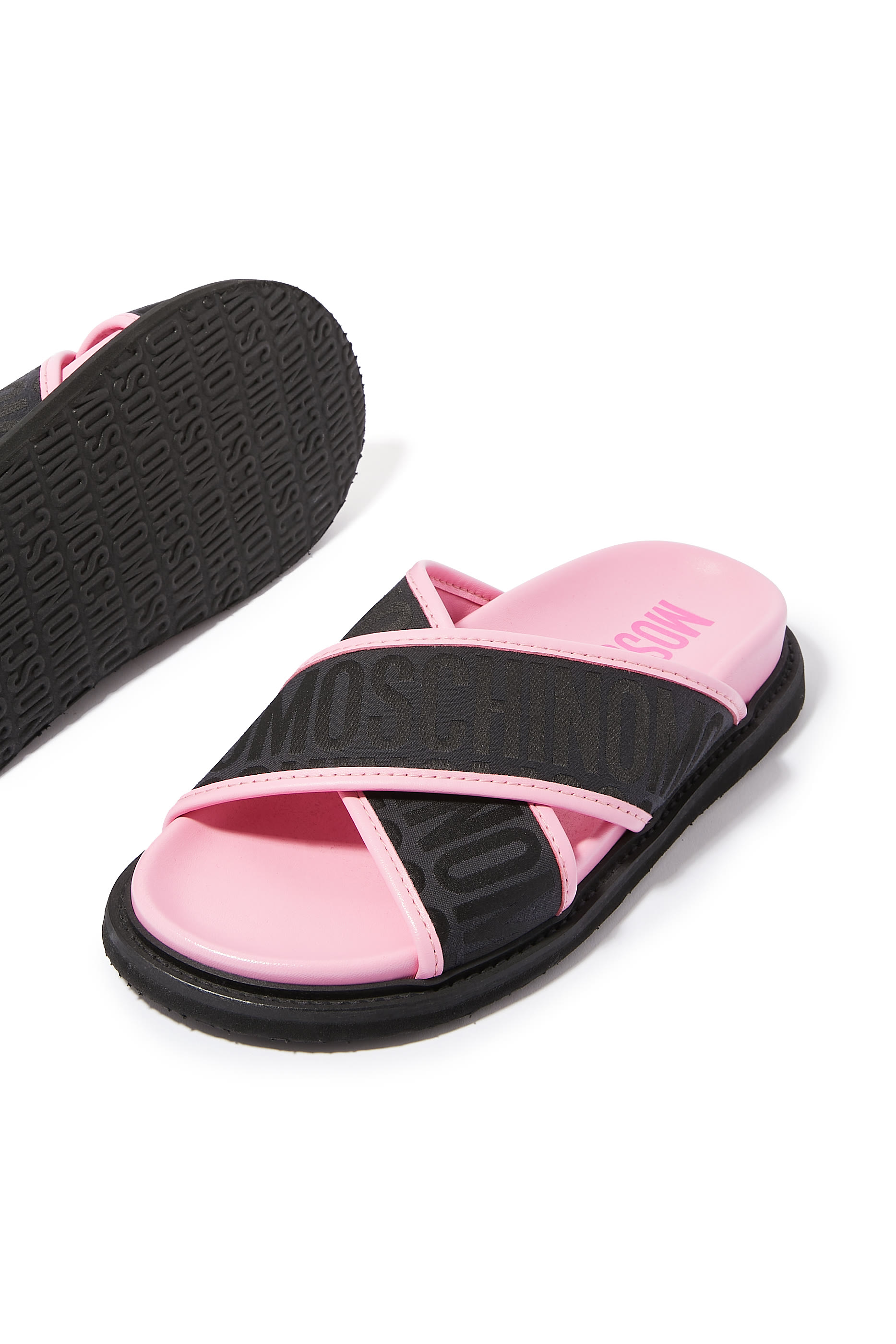 Cross Logo Sandals