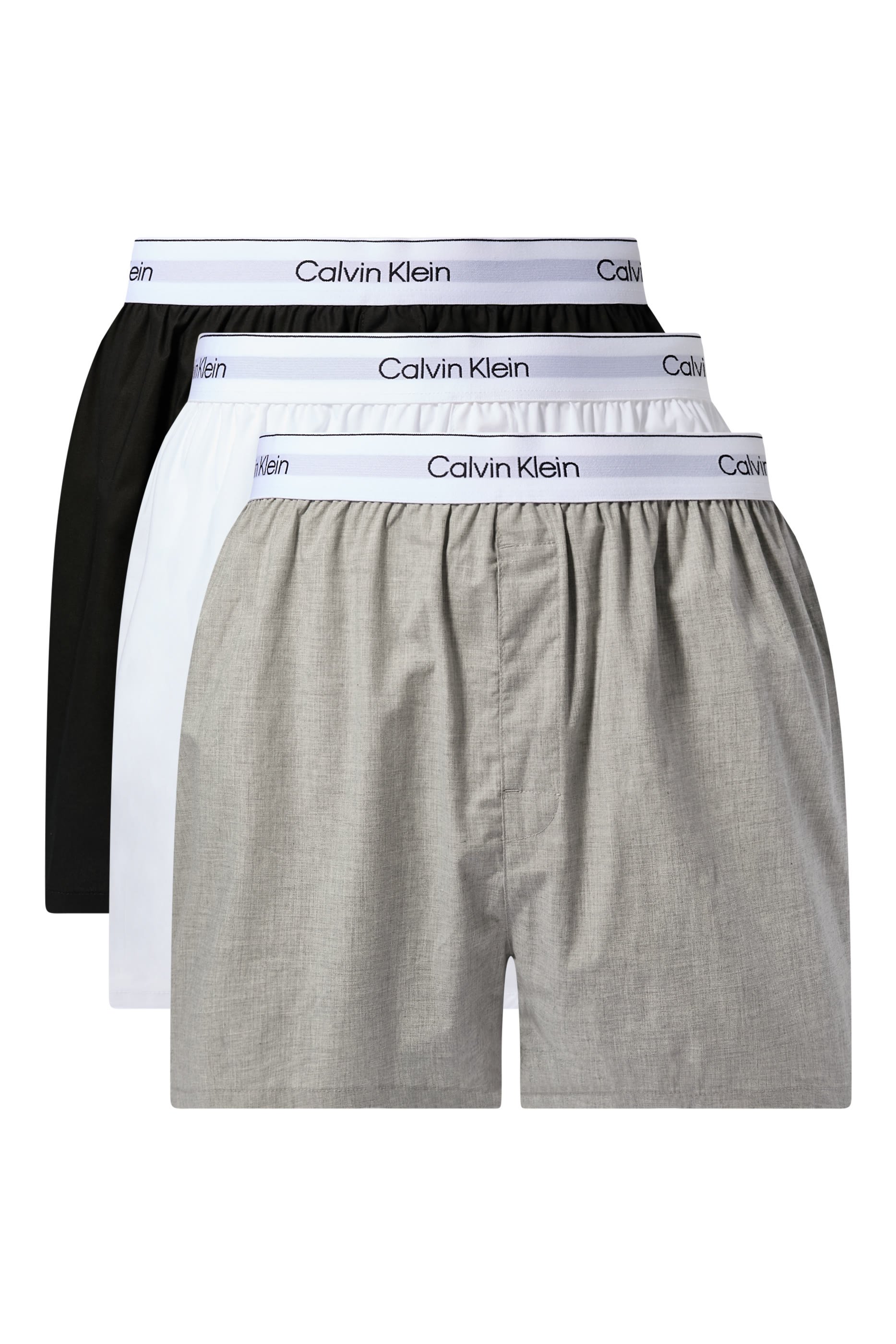Icon Cotton Stretch Slim Fit Boxers, Set of 3