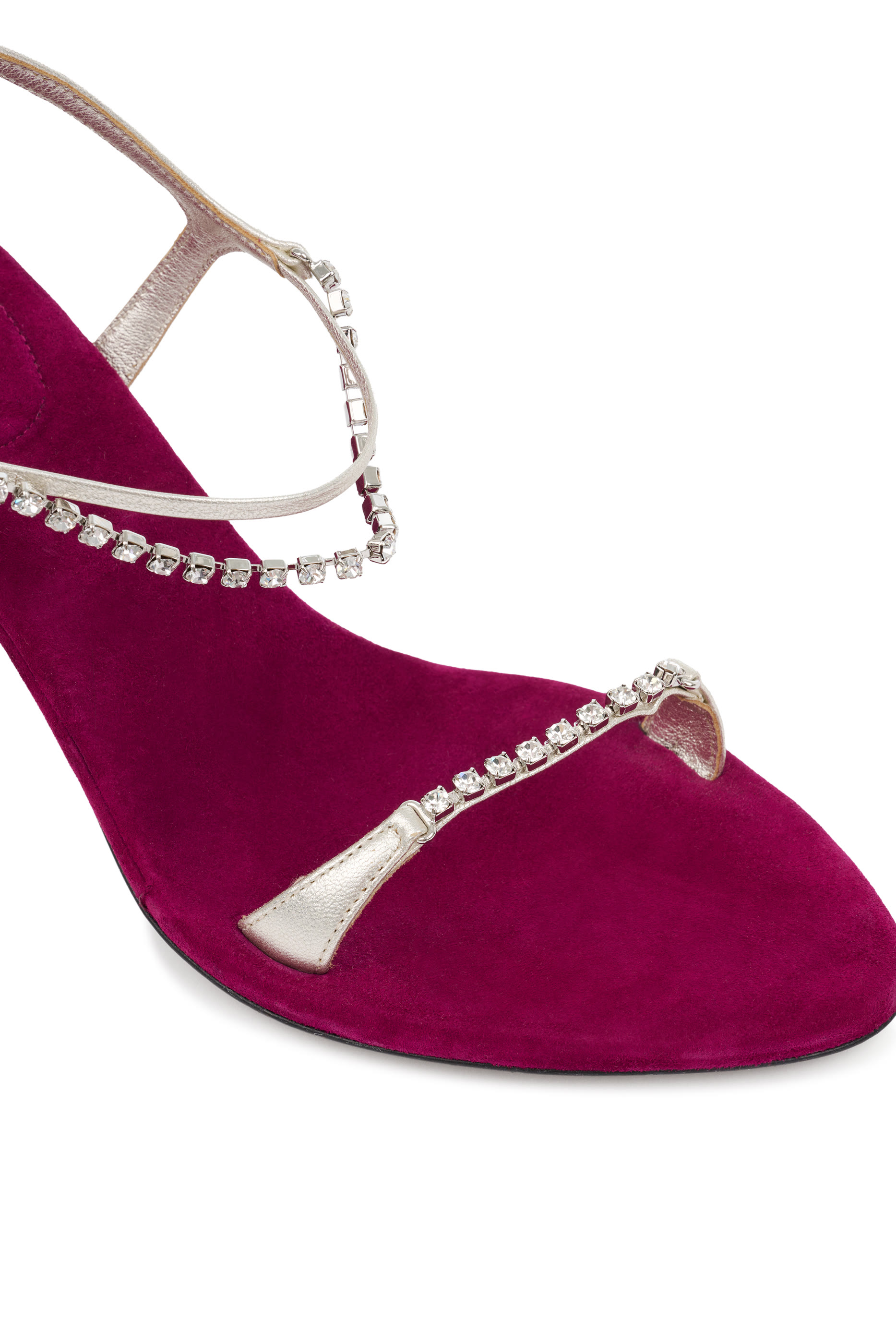 Crystal-Embellished Sandals