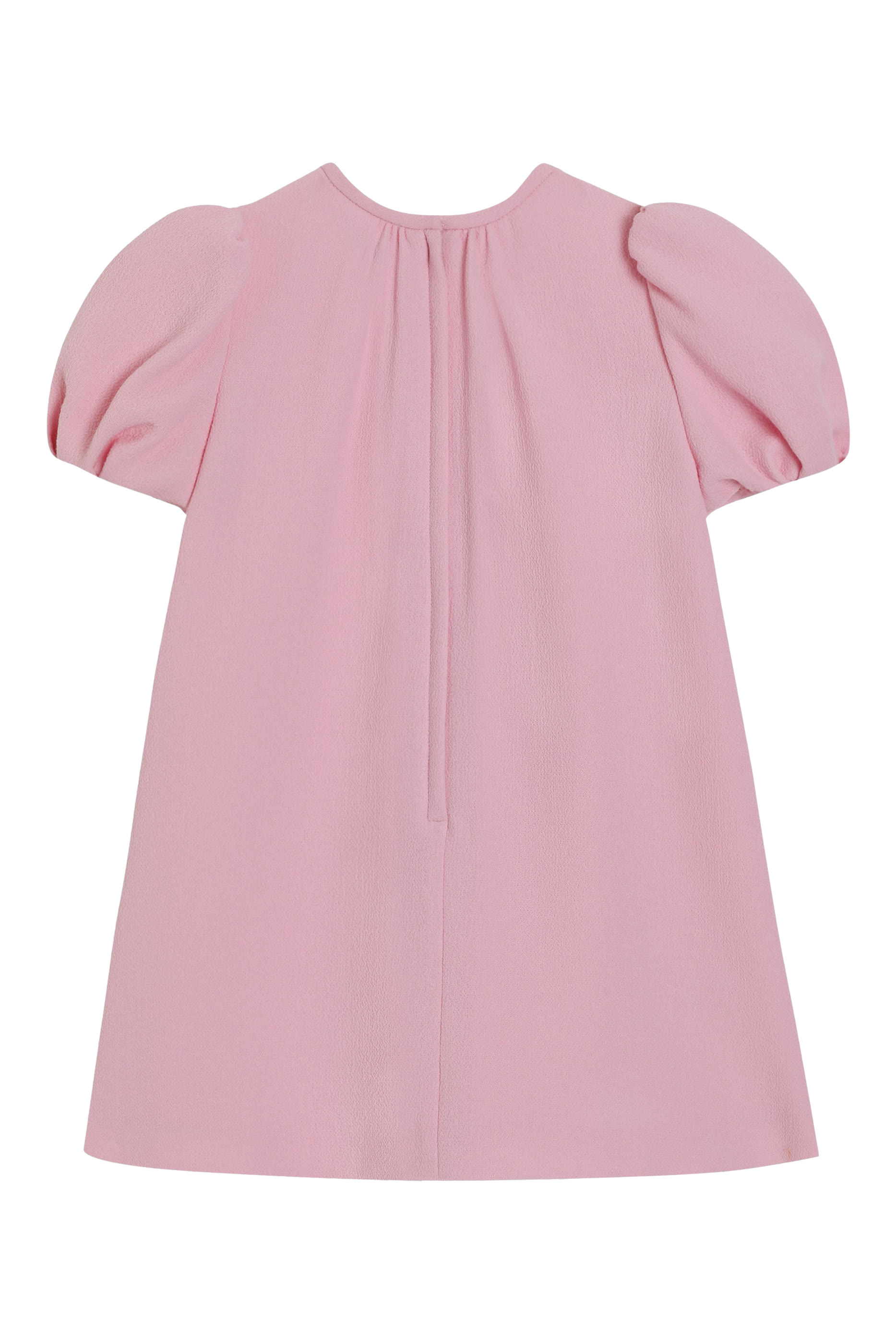 Kids Puff Sleeved Flared Dress