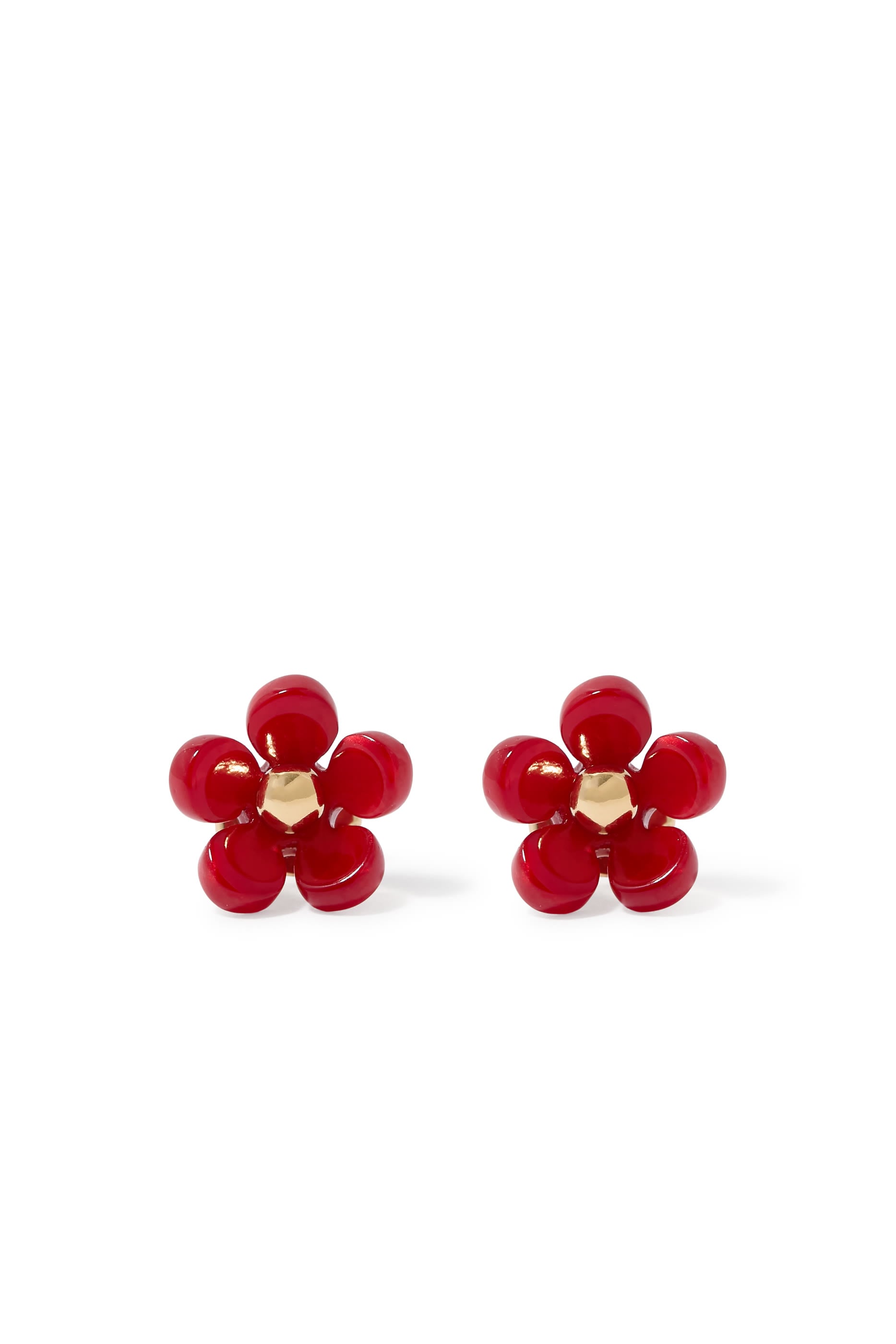 Summer Daze Flower Studs, Titanium & Resin